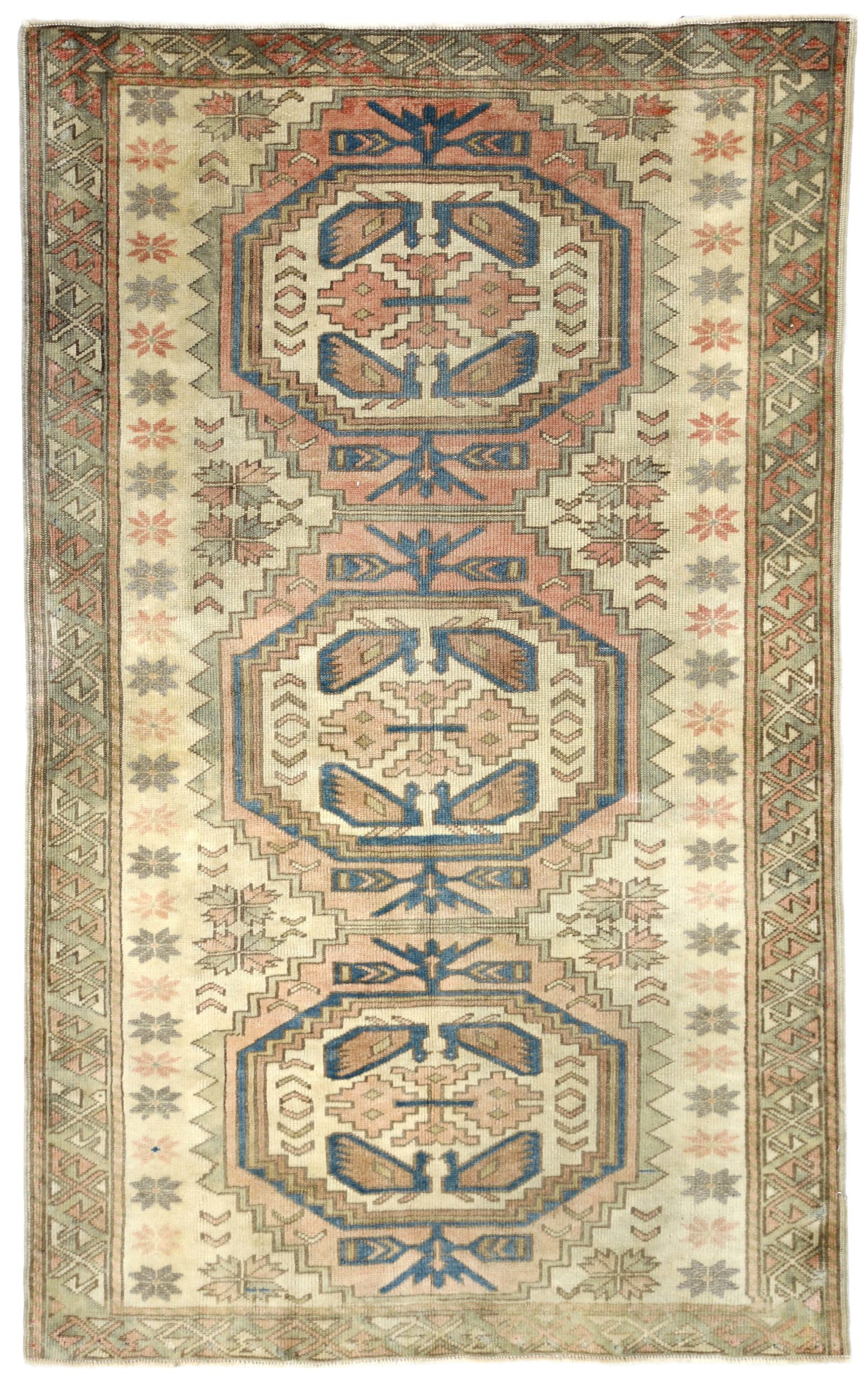 Thumbnail 15 for Antique Turkey Traditional Rug 93249