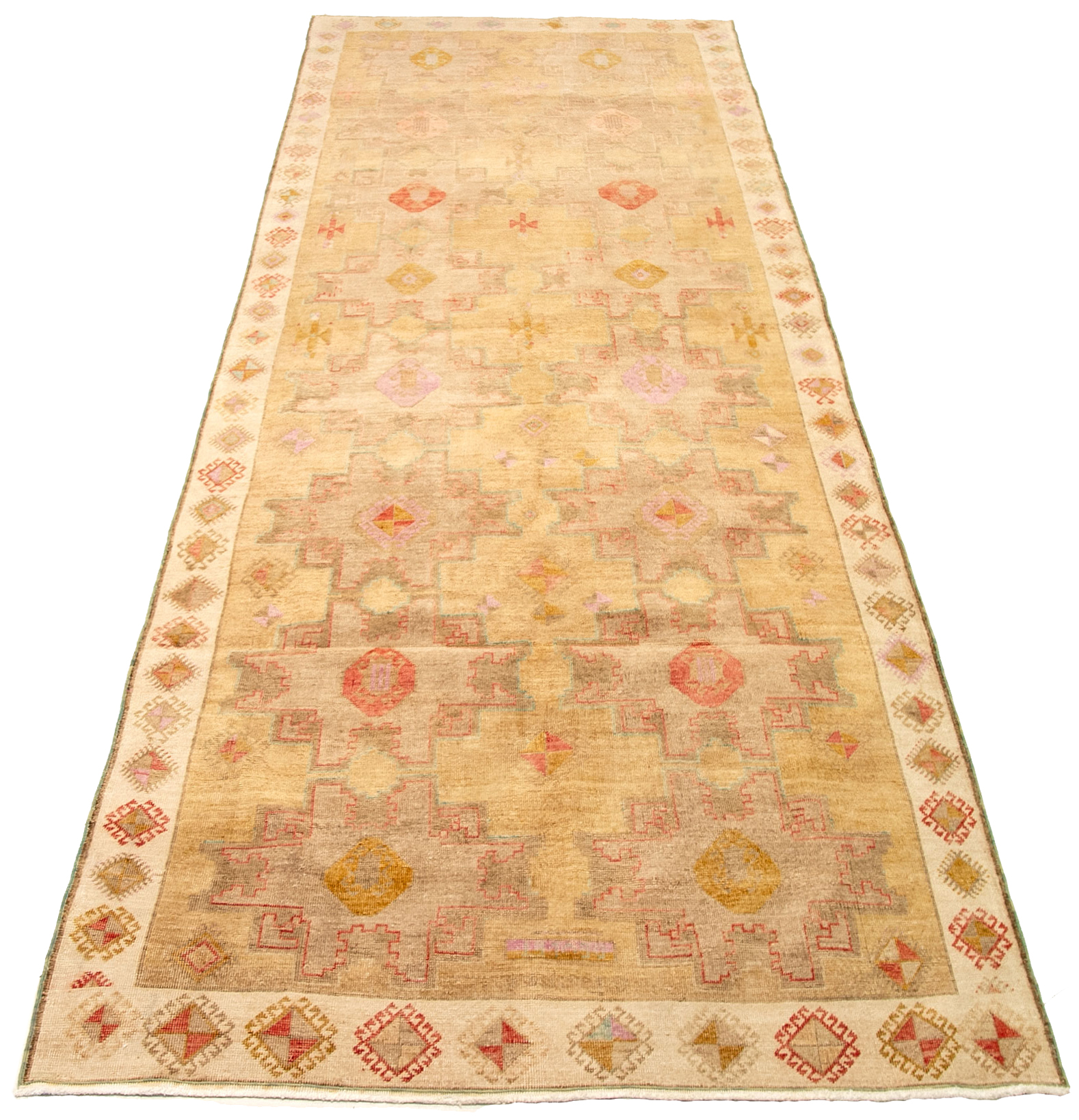 Thumbnail 3 for Antique Turkey Kars Traditional Rug 92748