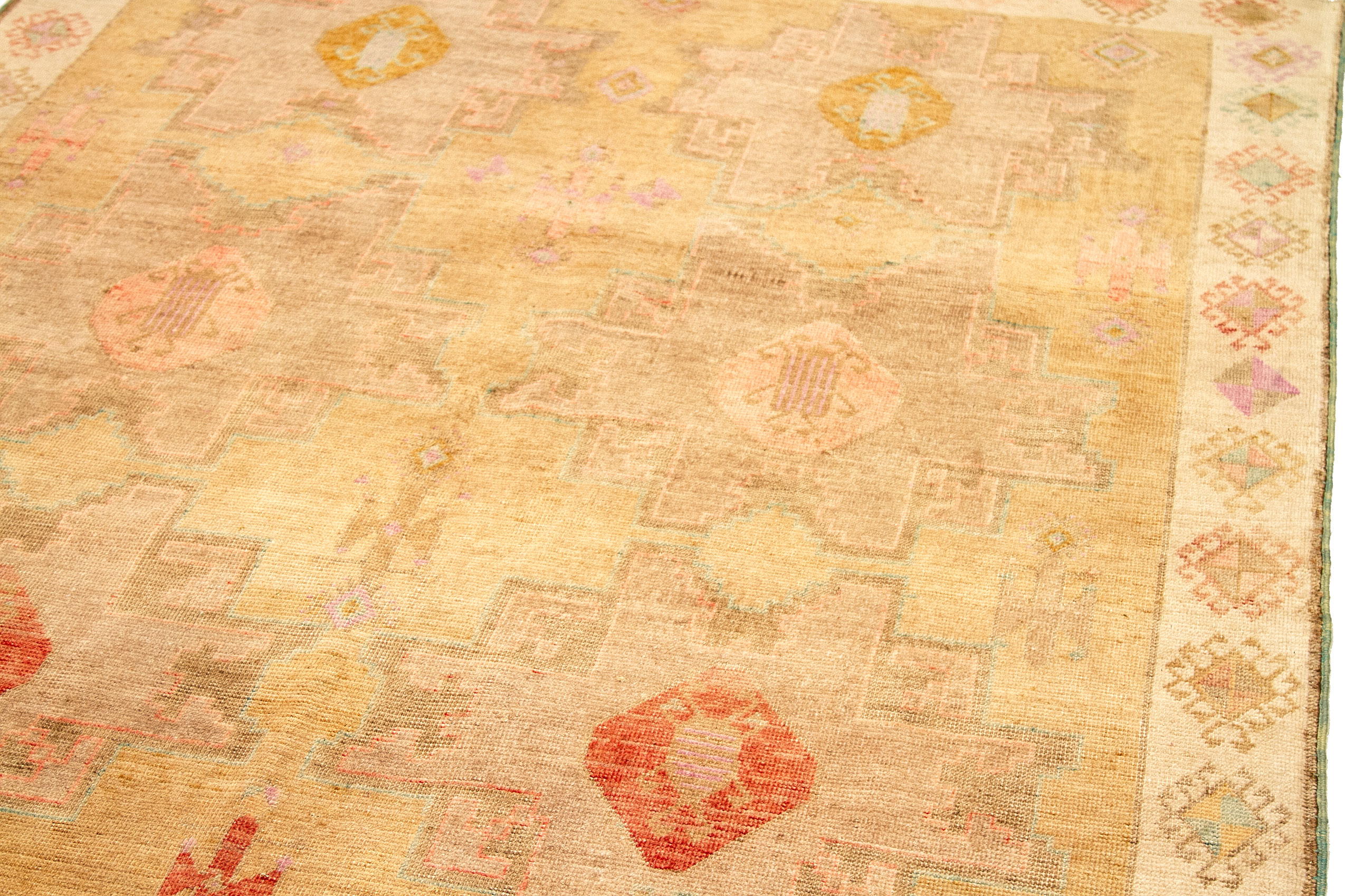 Thumbnail 4 for Antique Turkey Kars Traditional Rug 92748