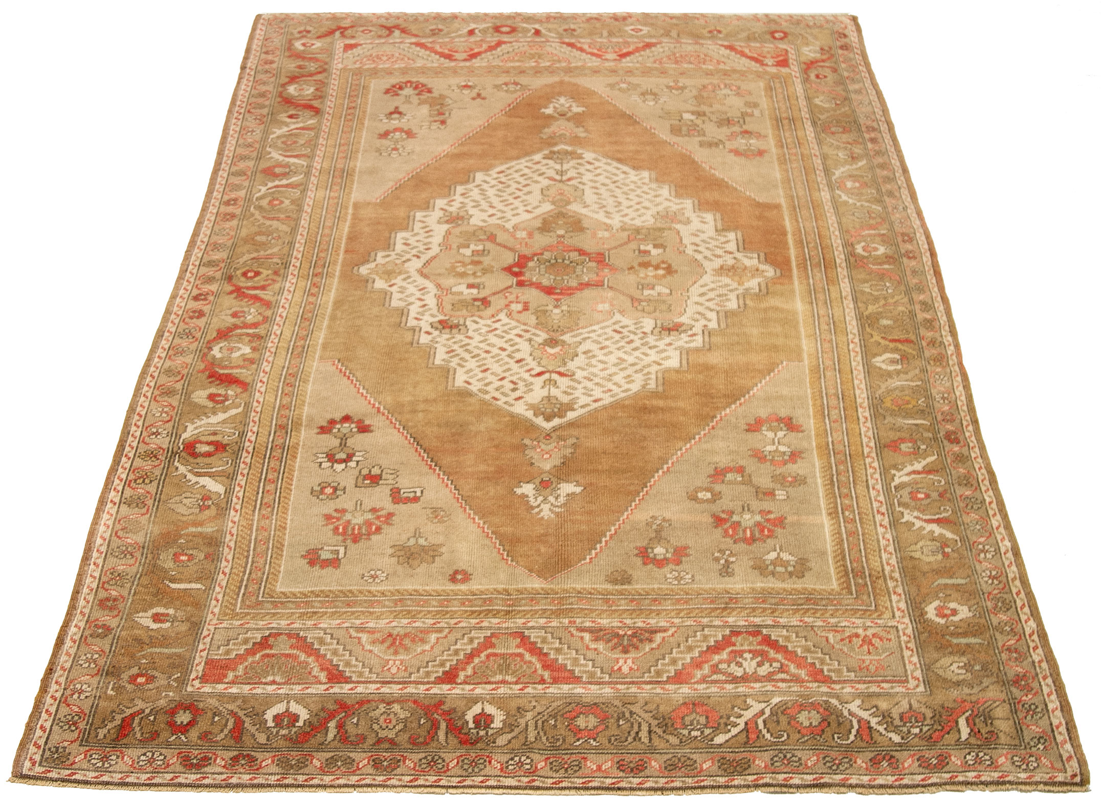 Thumbnail 7 for Antique Turkey Kars Traditional Rug 92750