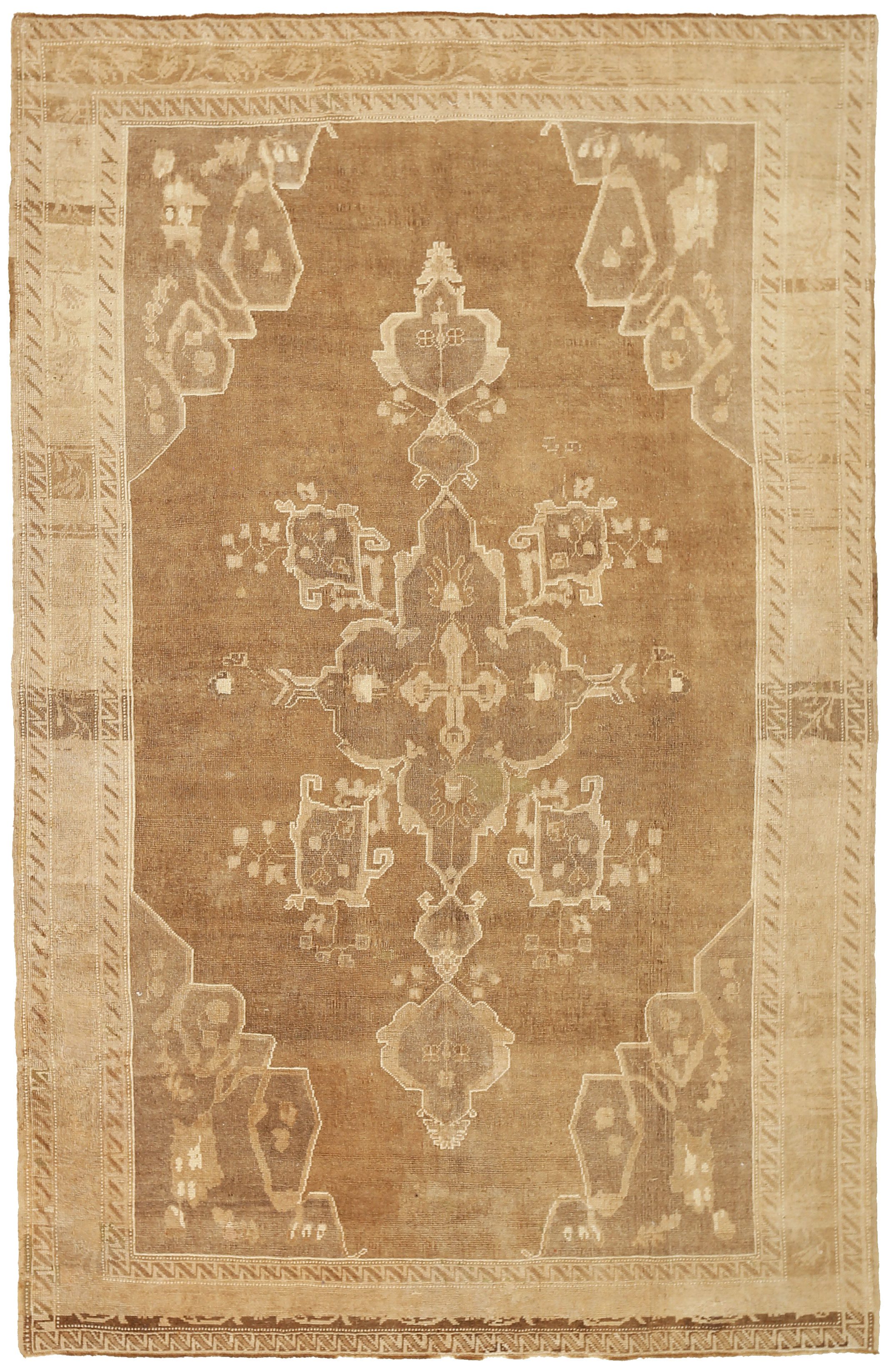 Thumbnail 2 for Antique Turkey Kars Traditional Rug 92768