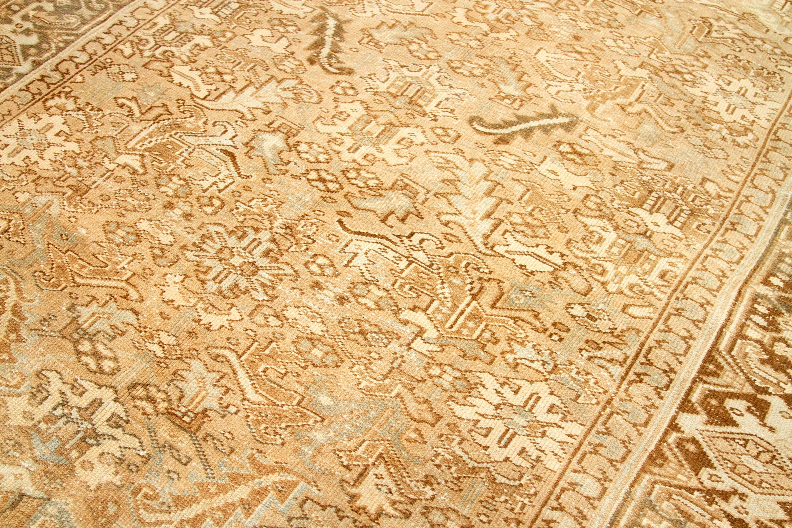 Thumbnail 2 for Antique Persian Heriz Transitional Rug 92702