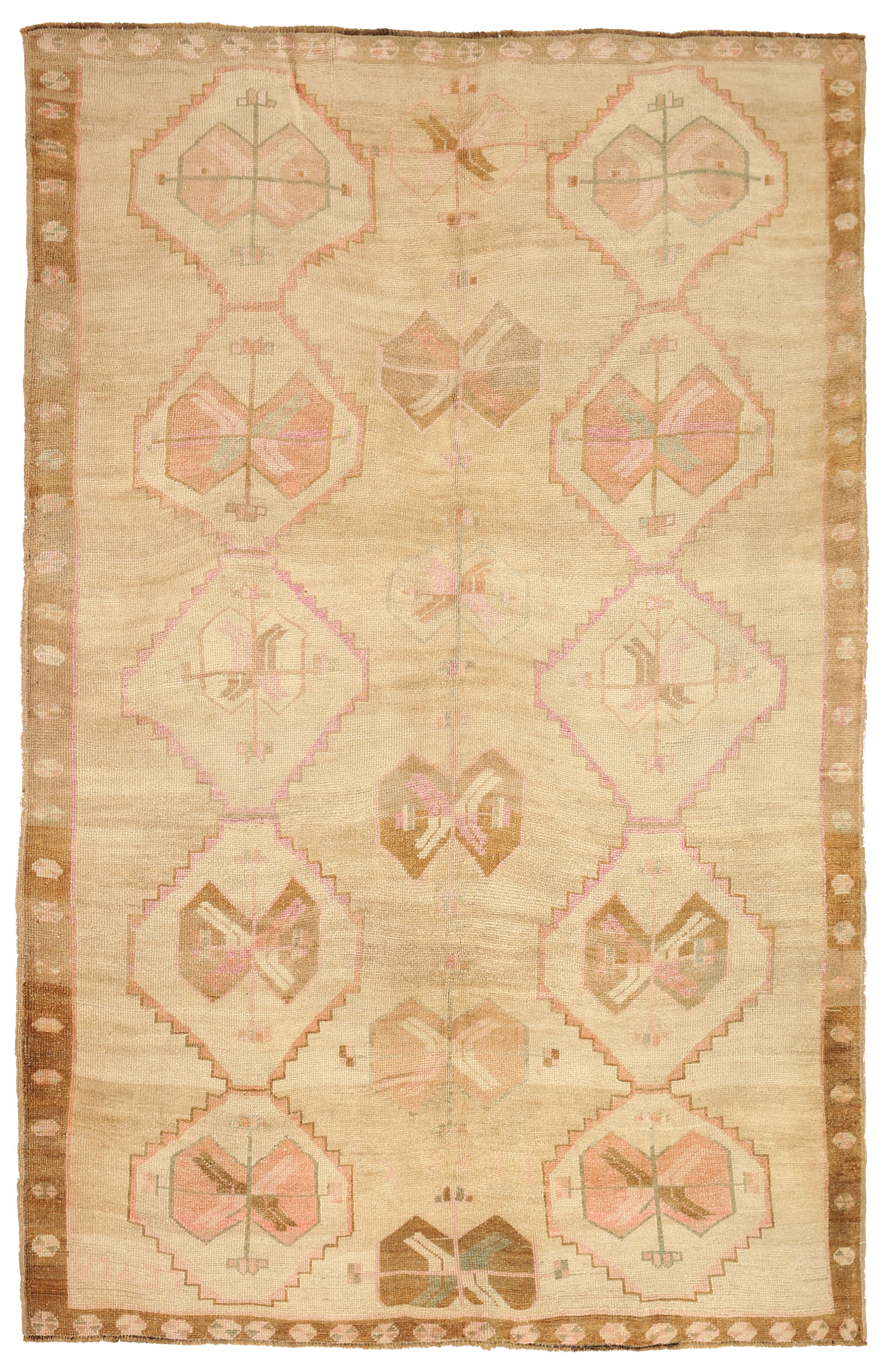 Thumbnail 2 for Antique Turkey Kars Traditional Rug 92785