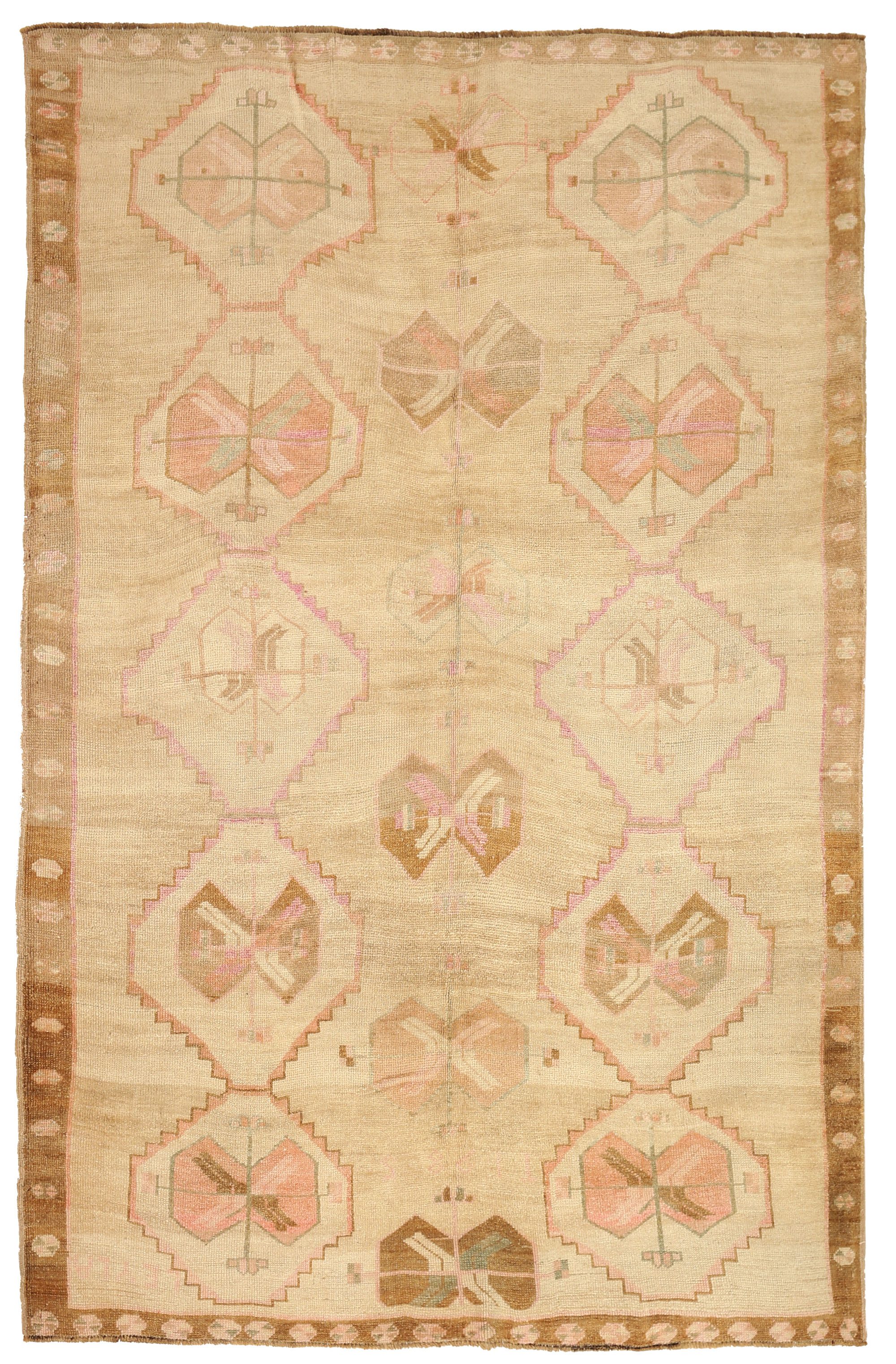 Thumbnail 3 for Antique Turkey Kars Traditional Rug 92785