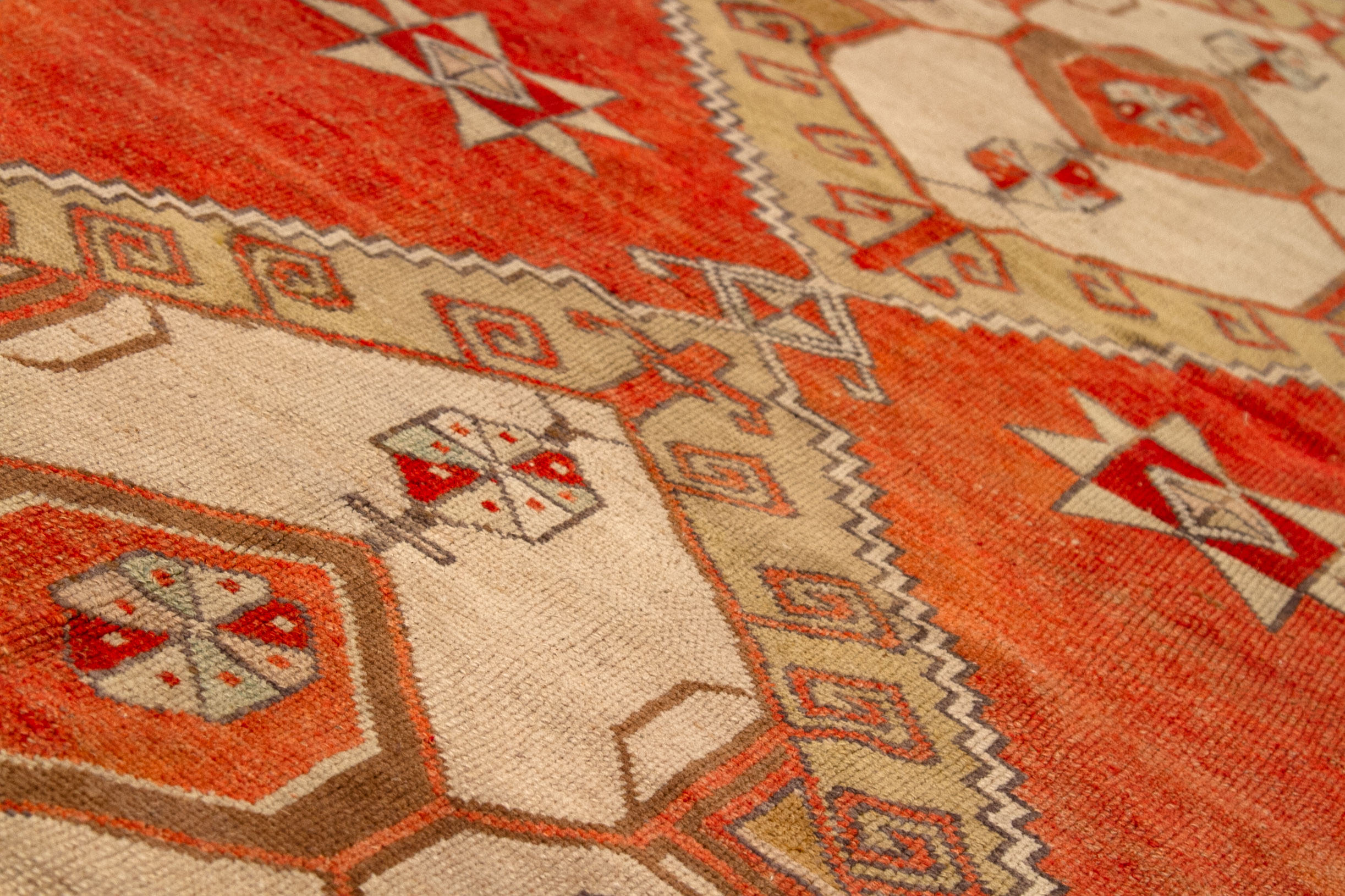 Thumbnail 10 for Antique Turkey Kars Traditional Rug 92724