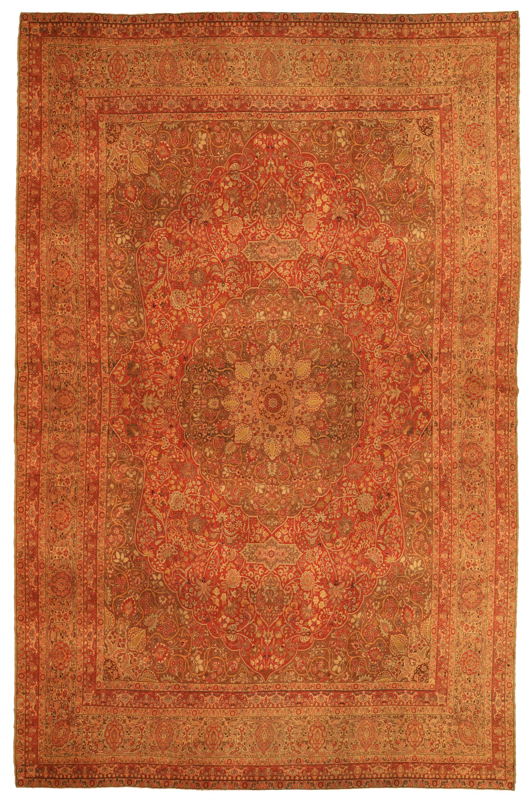 Thumbnail 7 for Antique Persian Traditional Rug 93386