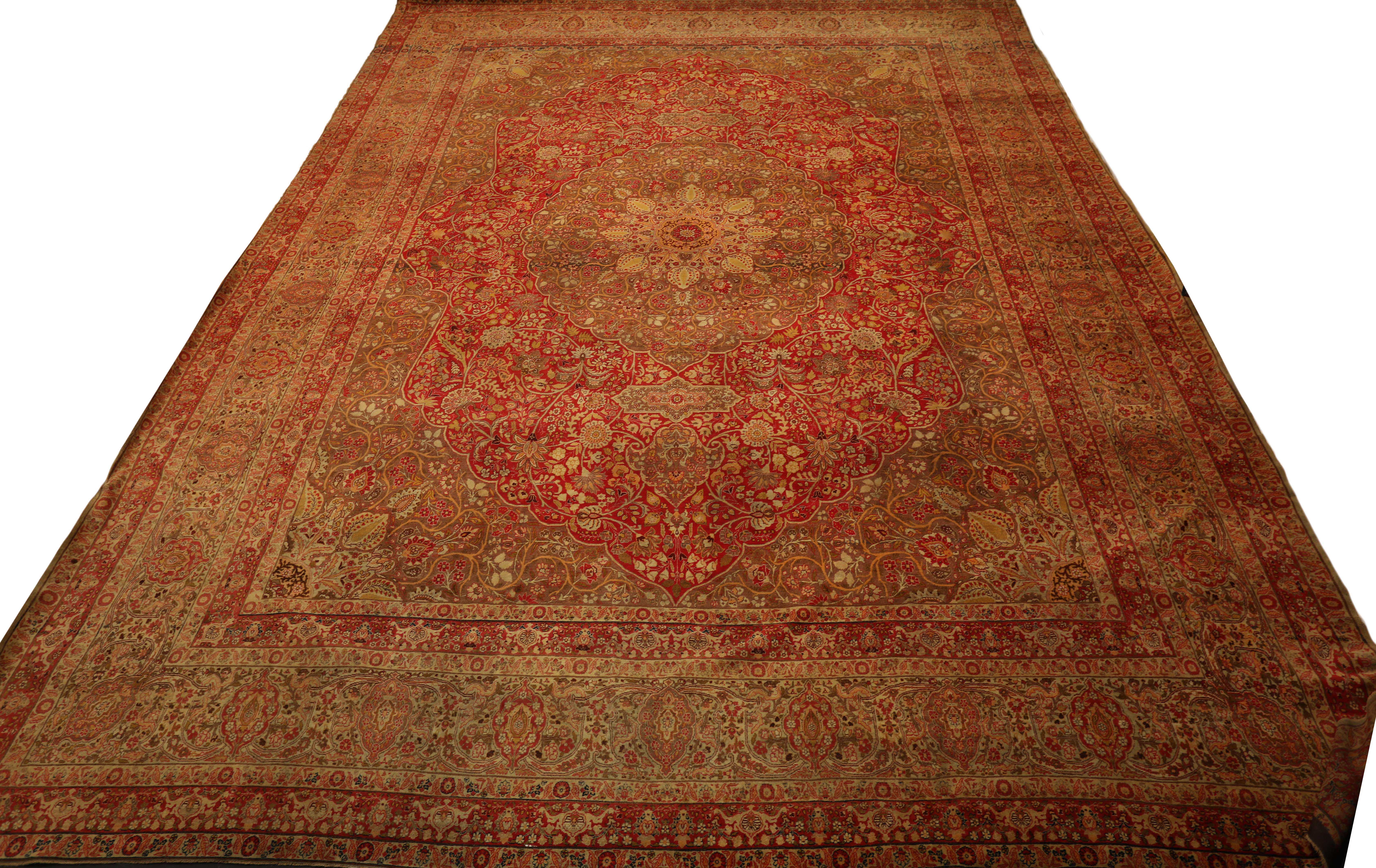 Thumbnail 4 for Antique Persian Traditional Rug 93386