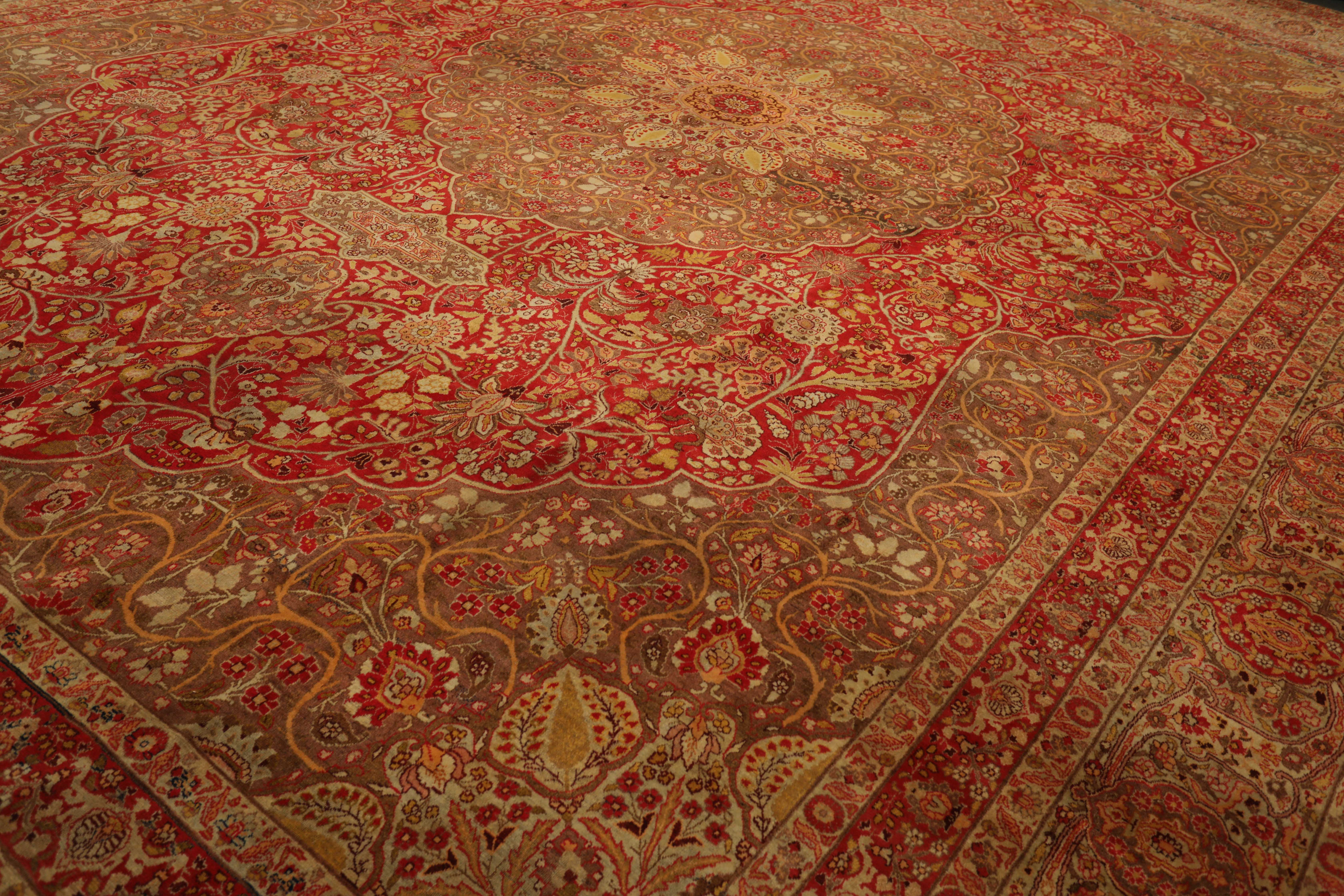 Thumbnail 5 for Antique Persian Traditional Rug 93386