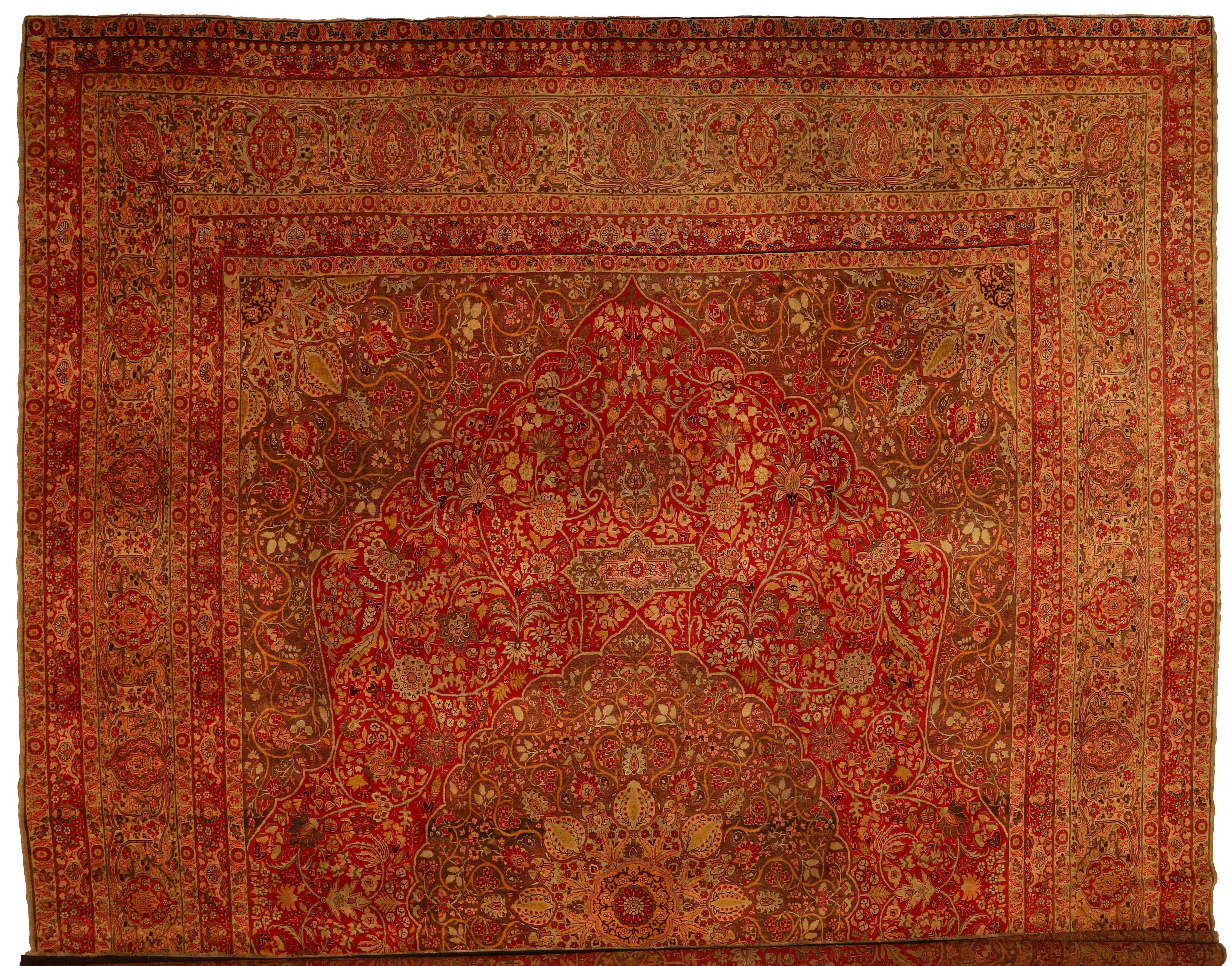 Thumbnail 2 for Antique Persian Traditional Rug 93386
