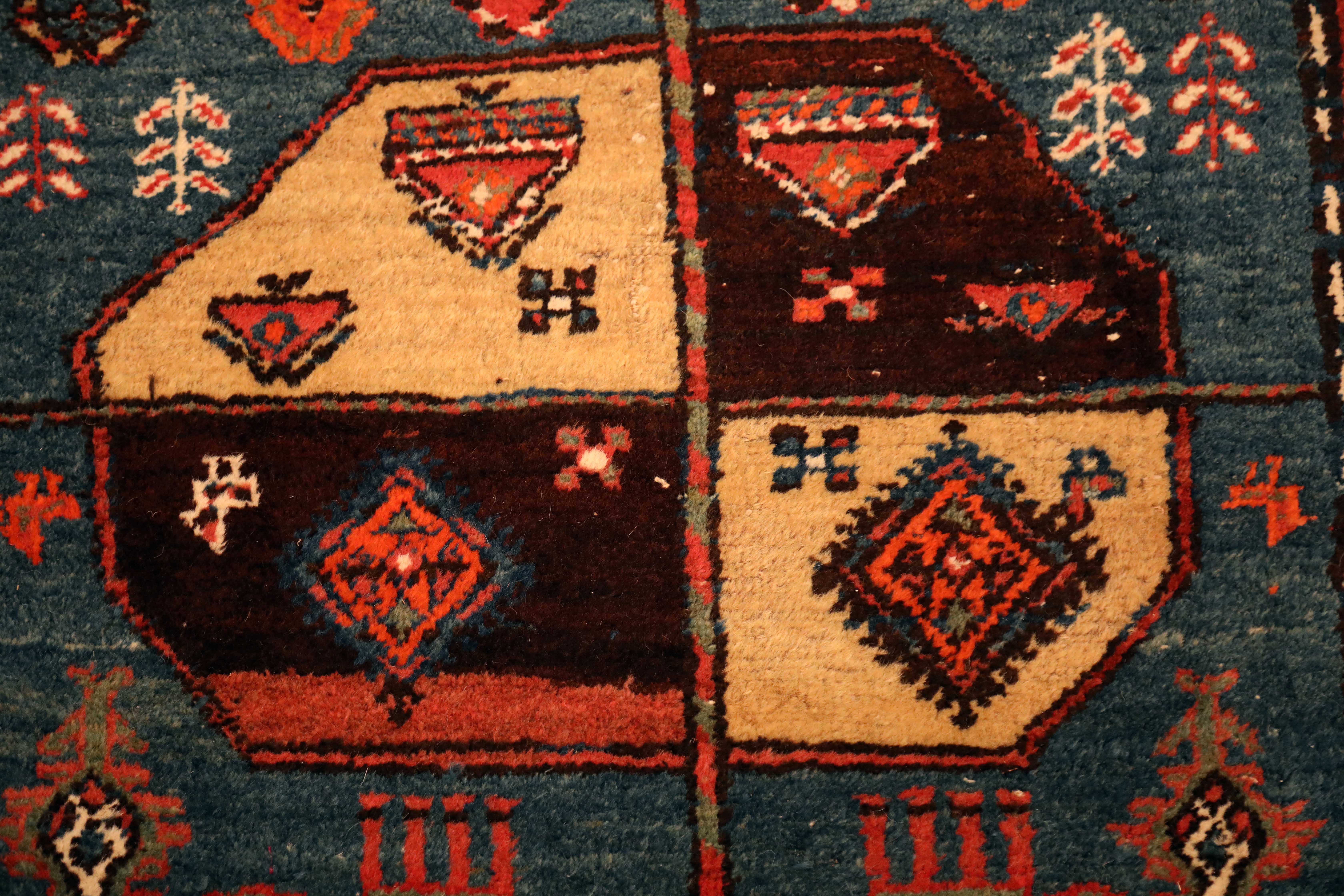 Thumbnail 4 for Antique Persian Azarbaijan Traditional Rug 93642