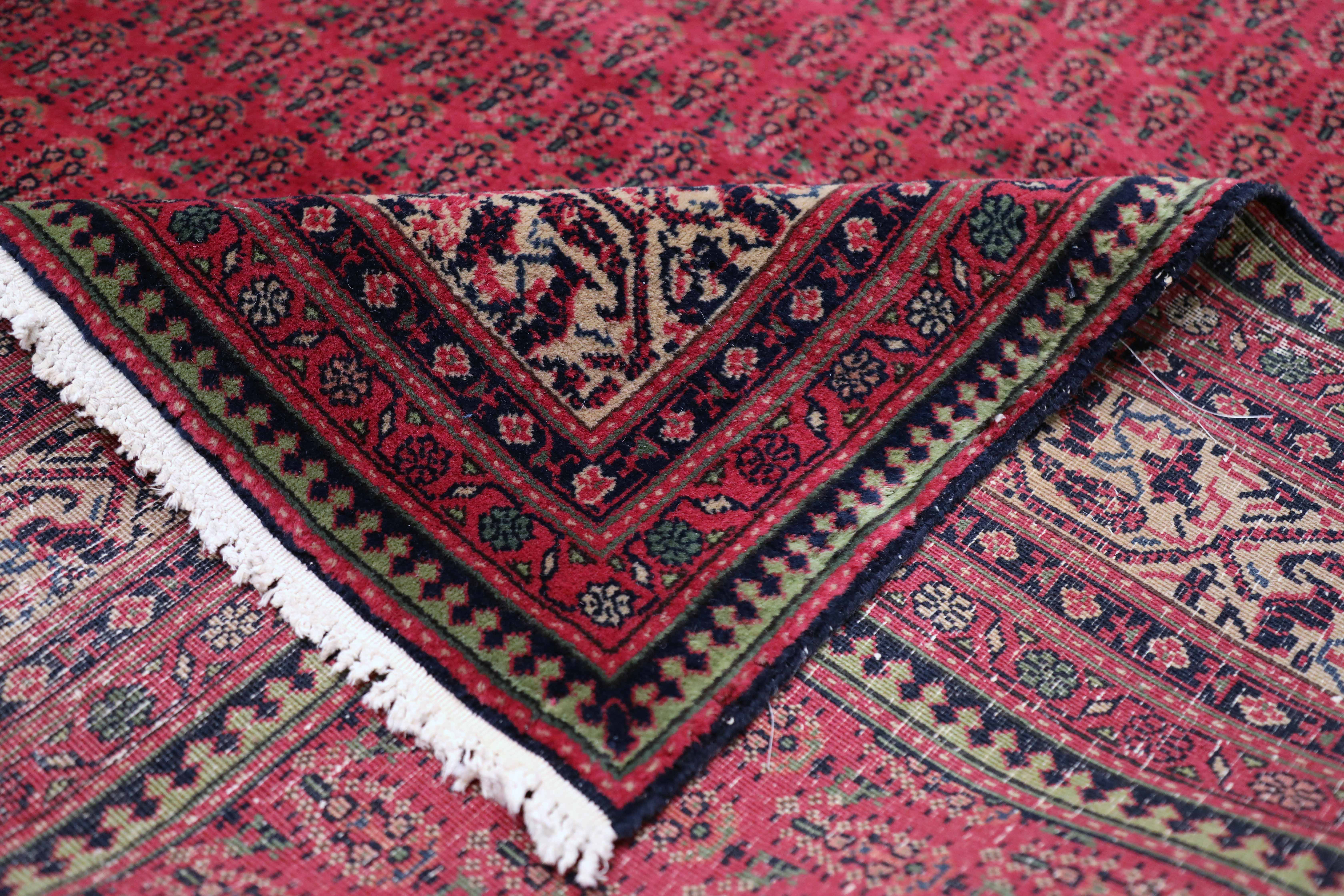 Thumbnail 5 for Antique Persian Tabriz Traditional Rug 93672