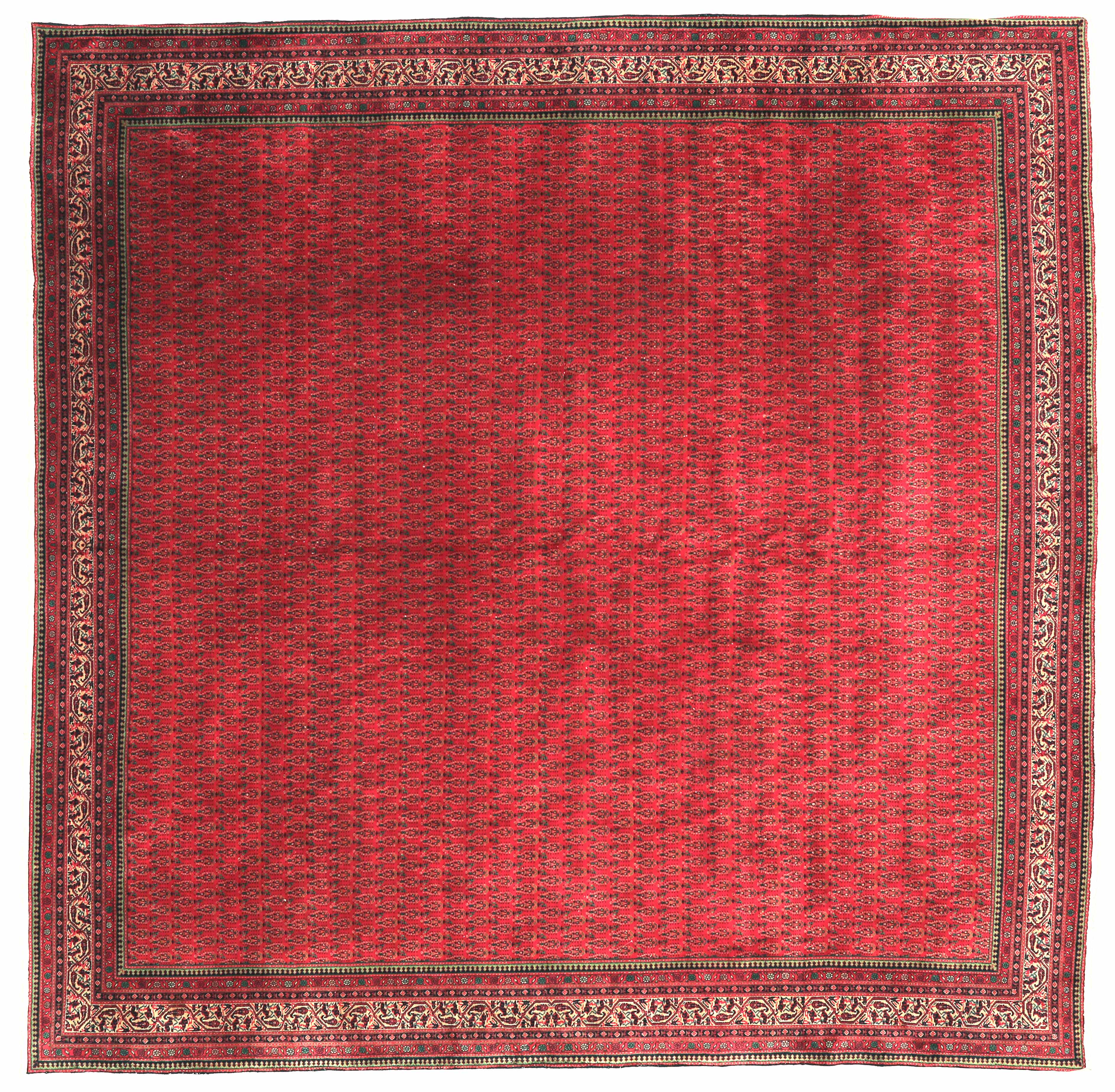 Thumbnail 6 for Antique Persian Tabriz Traditional Rug 93672