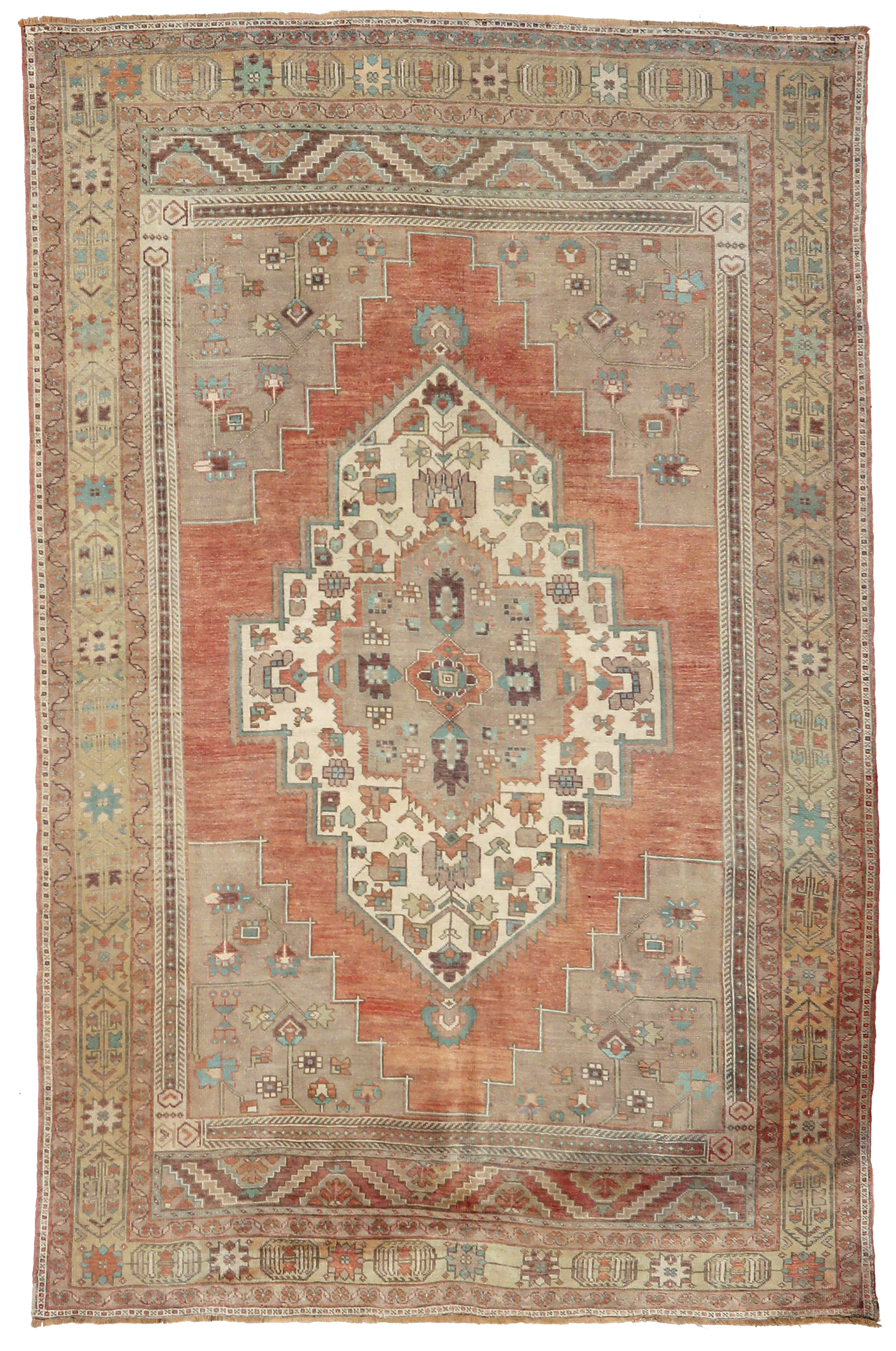 Thumbnail 4 for Antique Turkey Traditional Rug 93646