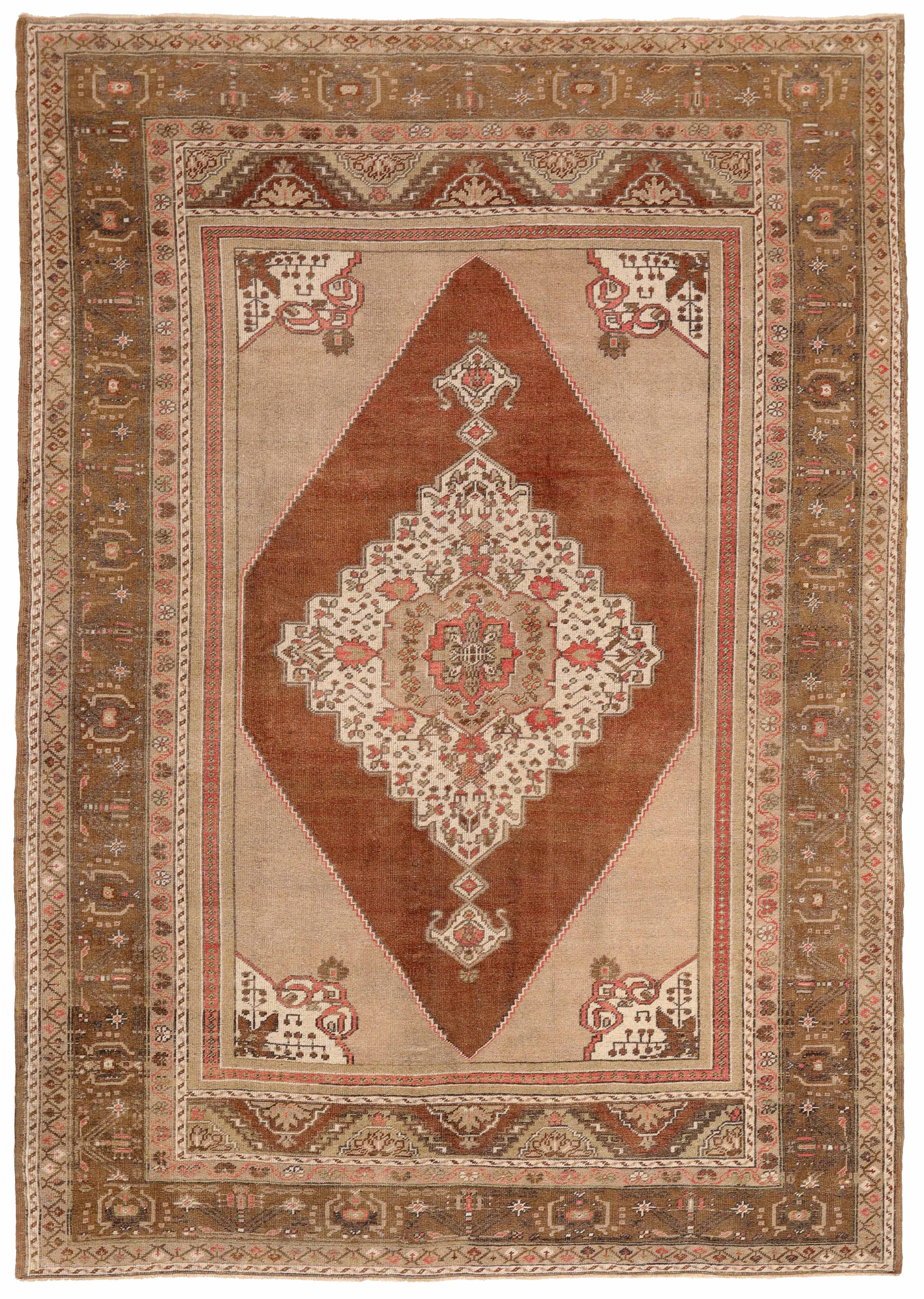 Thumbnail 2 for Antique Turkey Traditional Rug 92899