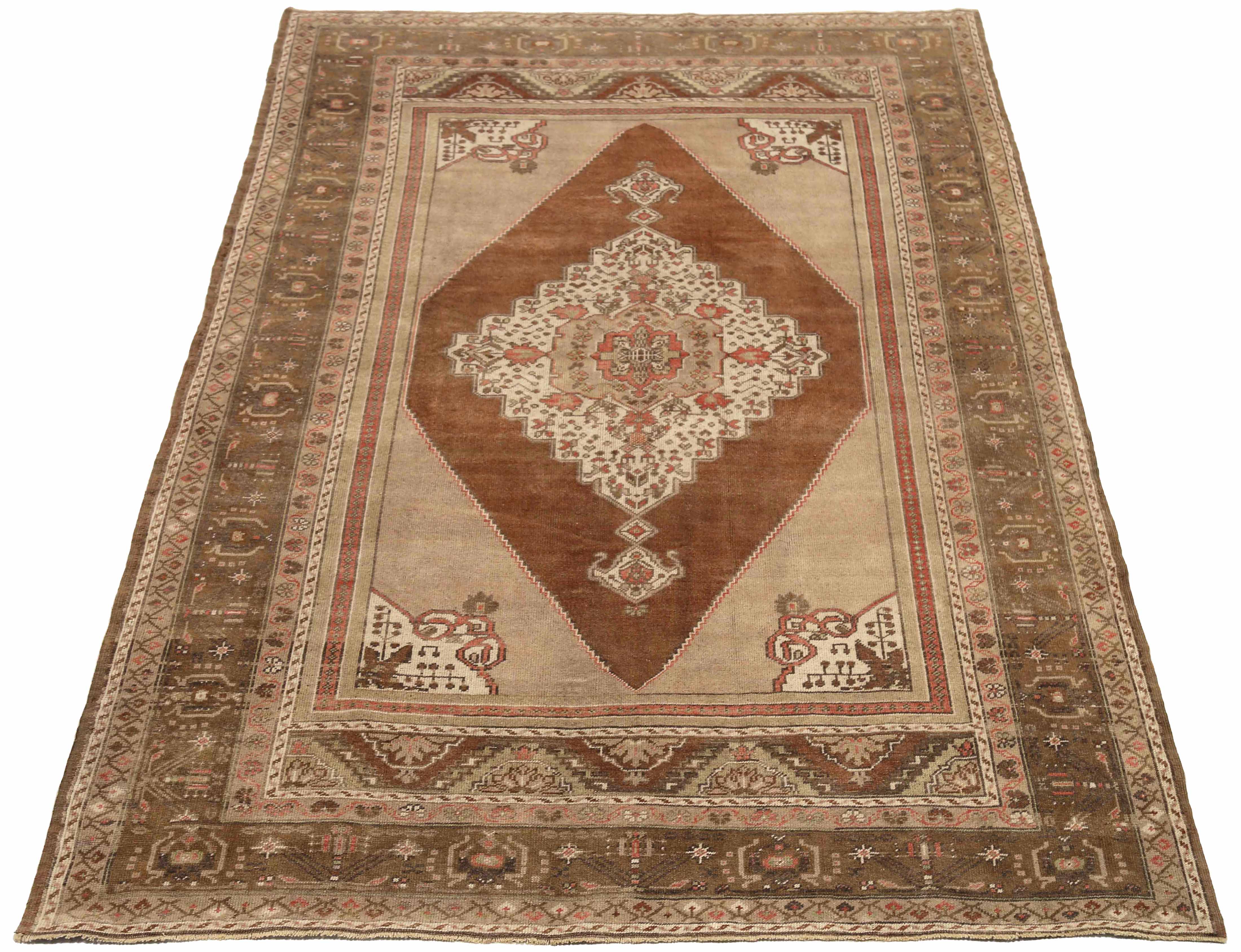 Thumbnail 6 for Antique Turkey Traditional Rug 92899