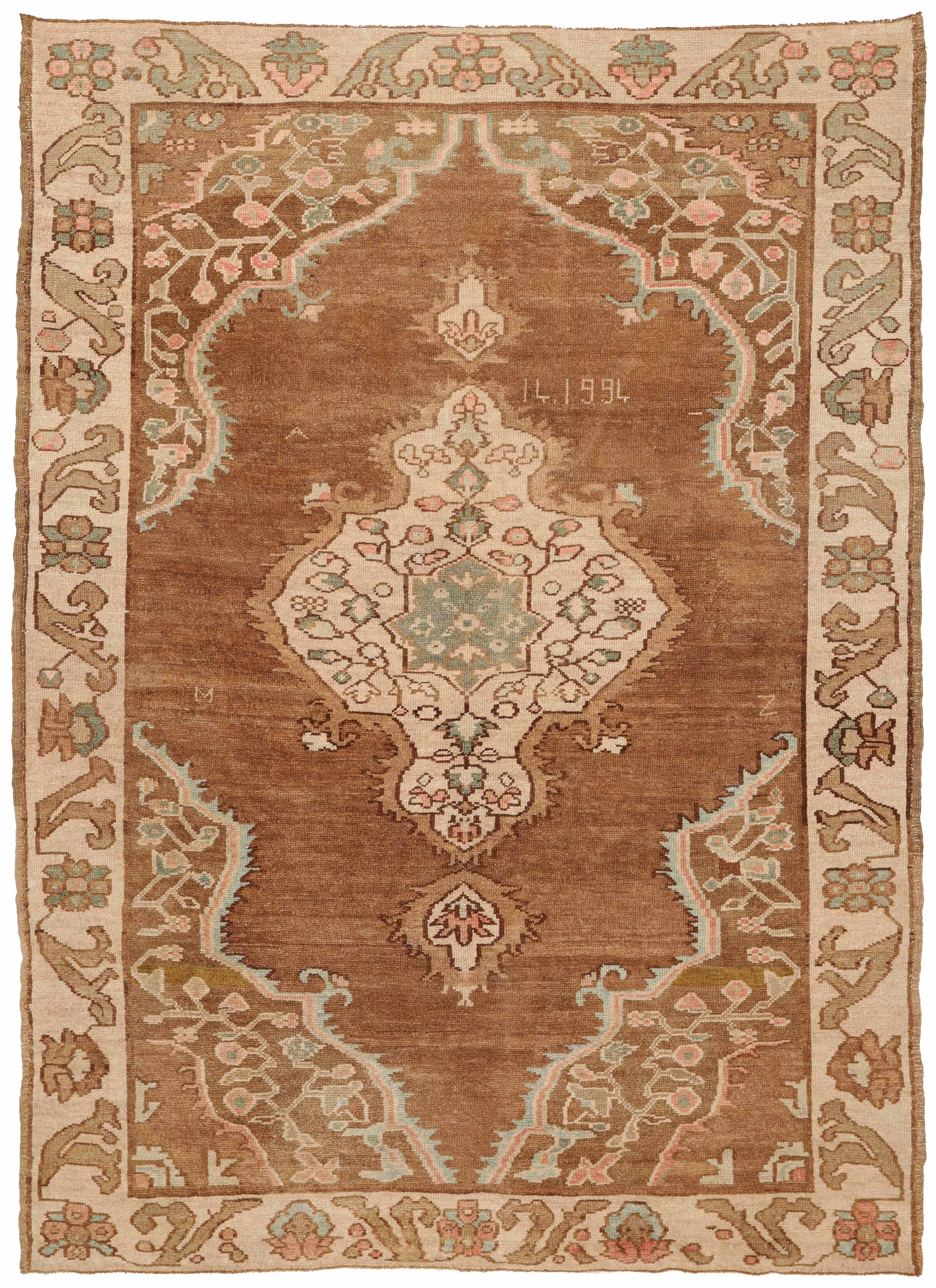 Thumbnail 2 for Antique Turkey Traditional Rug 92901