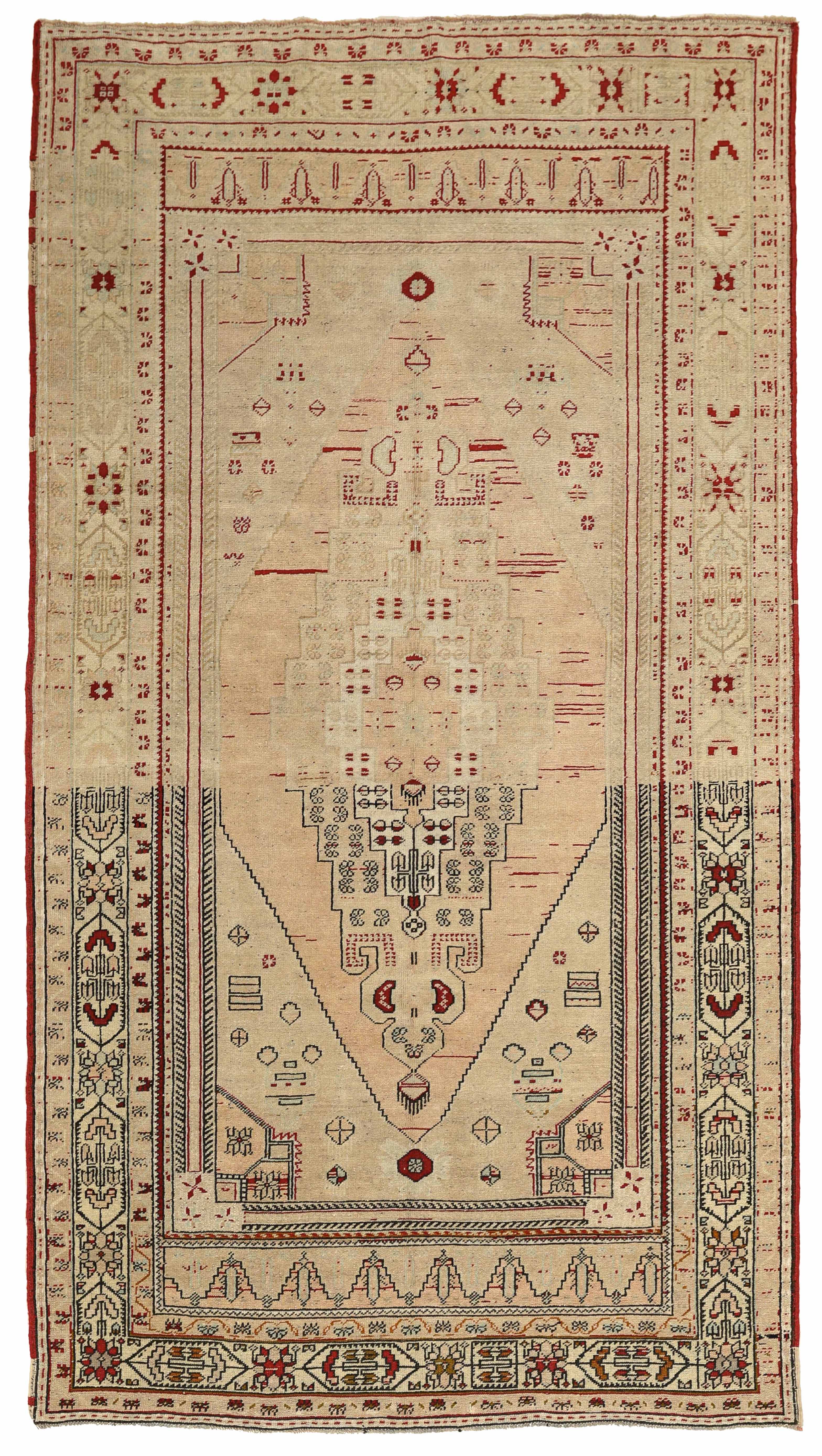 Thumbnail 2 for Antique Turkey Traditional Rug 92909