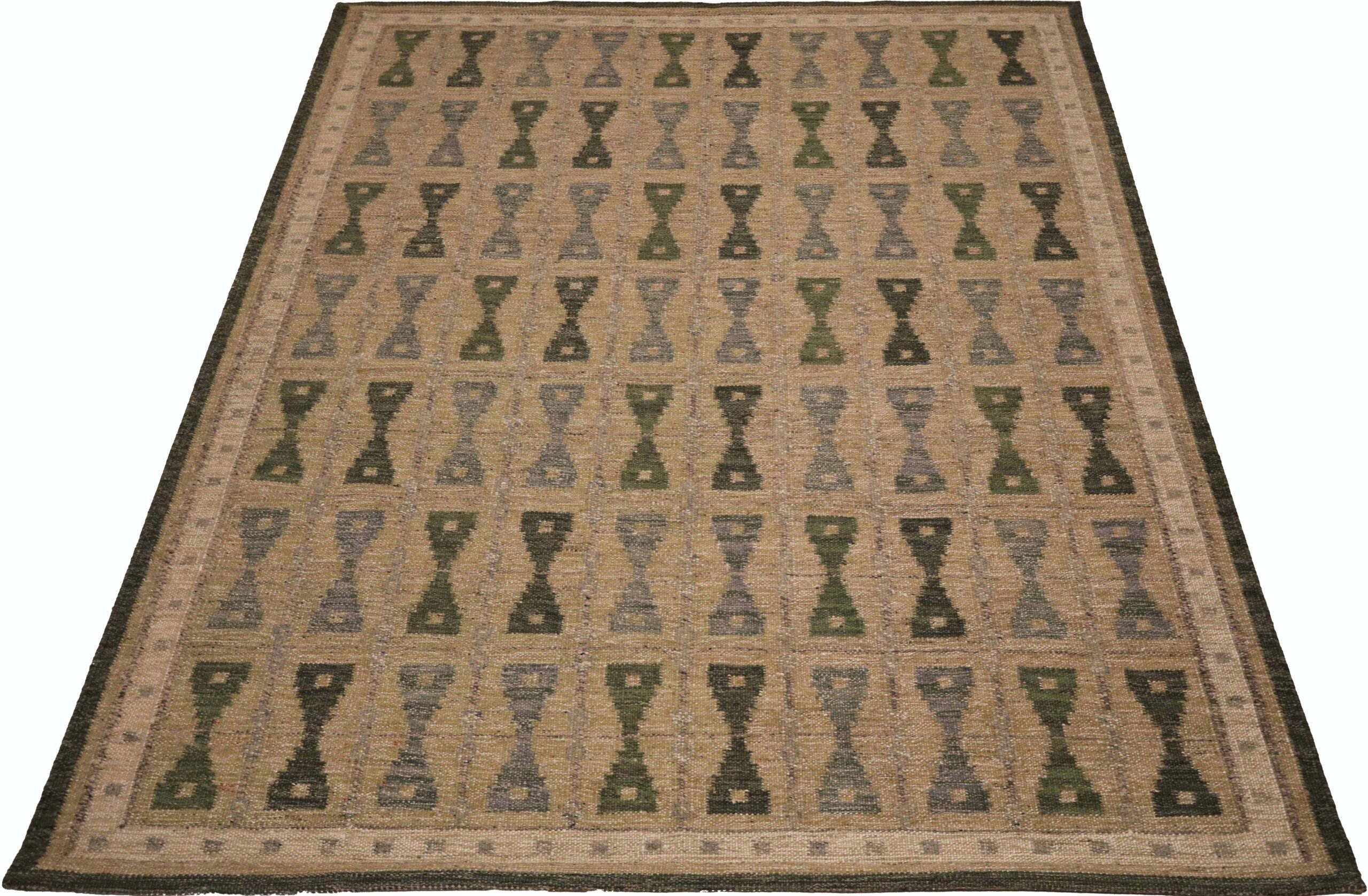 Thumbnail 3 for India Modern Contemporary Area Rug 93415