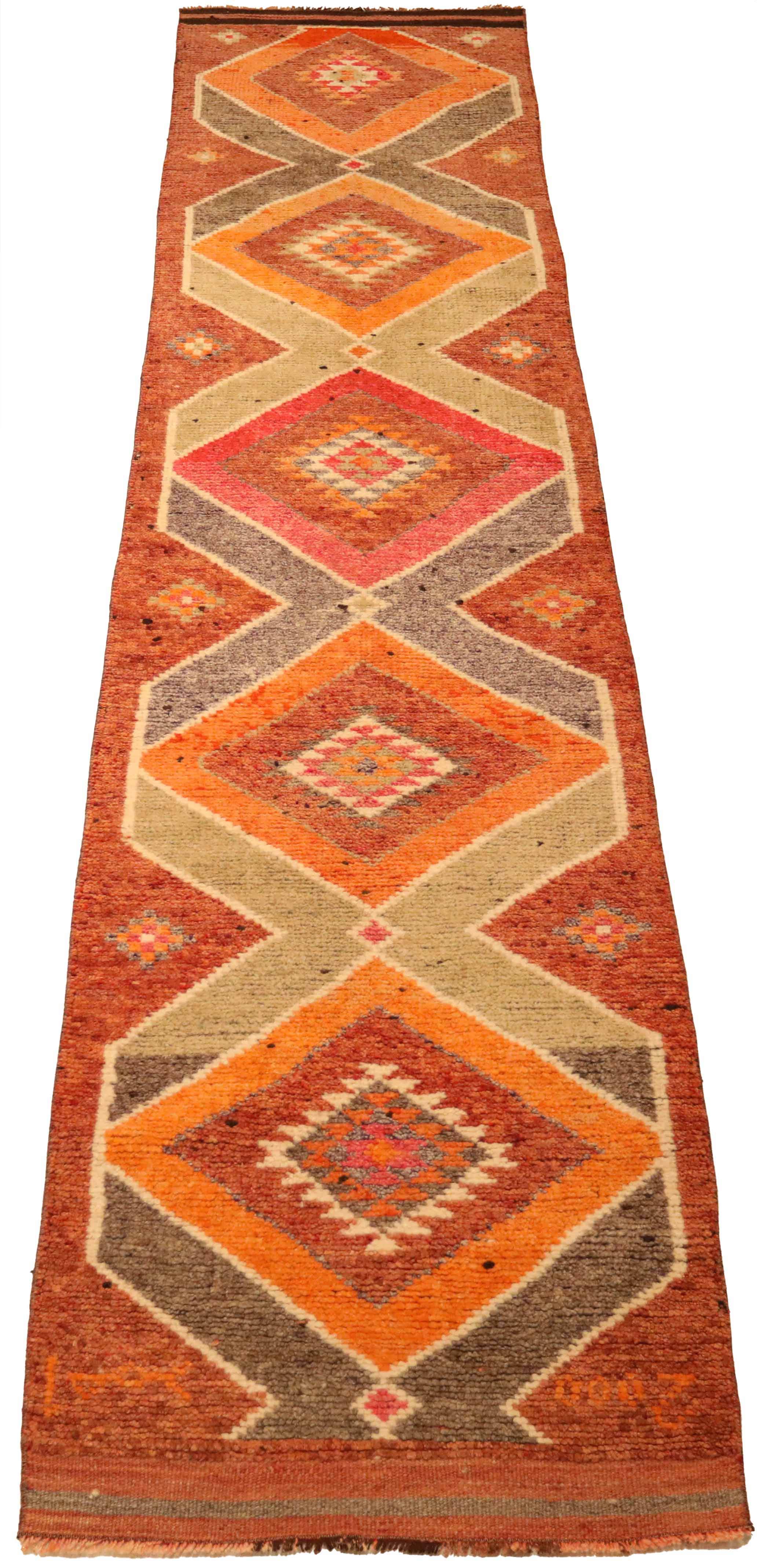 Thumbnail 2 for Antique Turkey Tribal Rug 93501