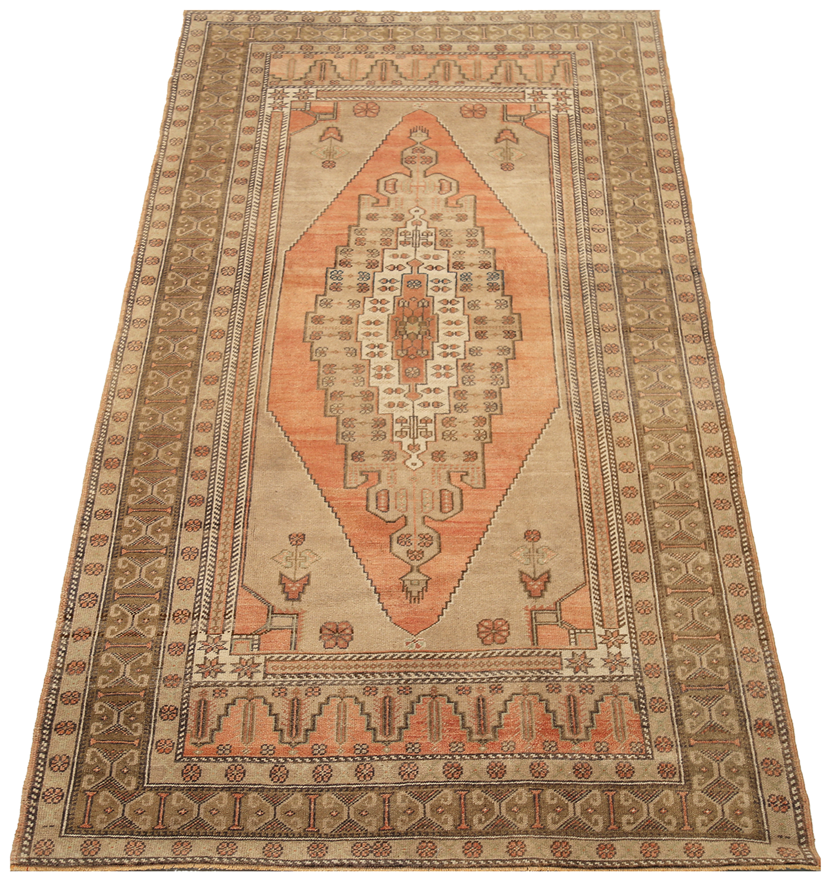 Thumbnail 2 for Antique Turkey Traditional Rug 92959