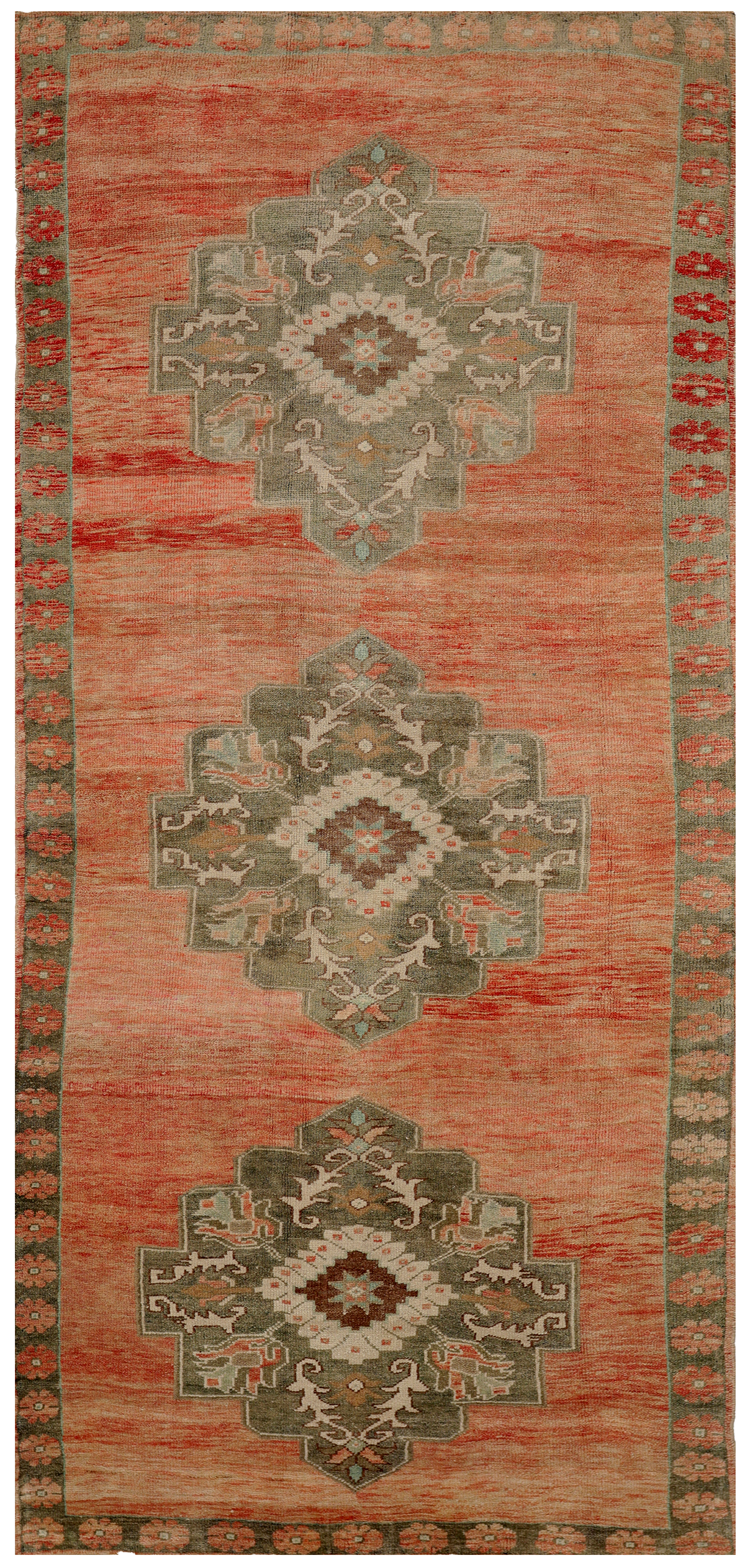 Thumbnail 2 for Antique Turkey Traditional Rug 92961