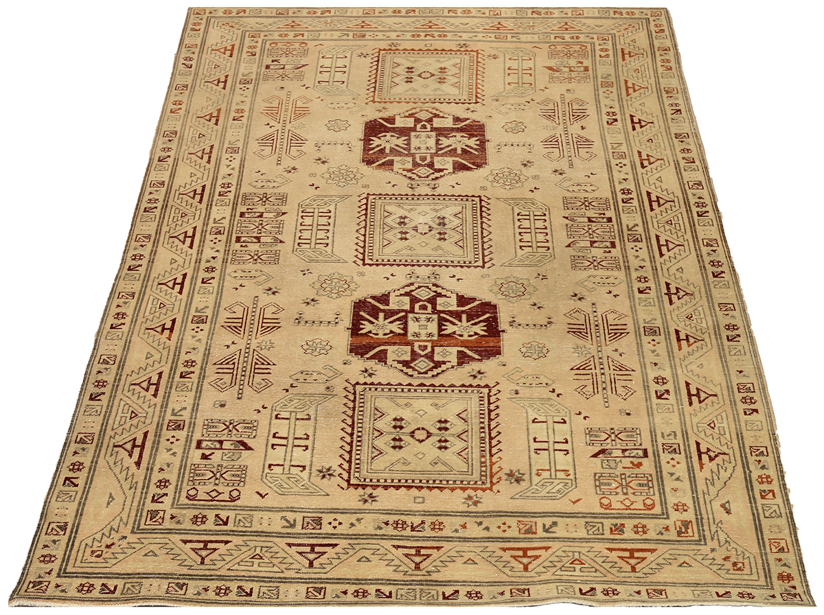 Thumbnail 2 for Antique Turkey Traditional Rug 92965