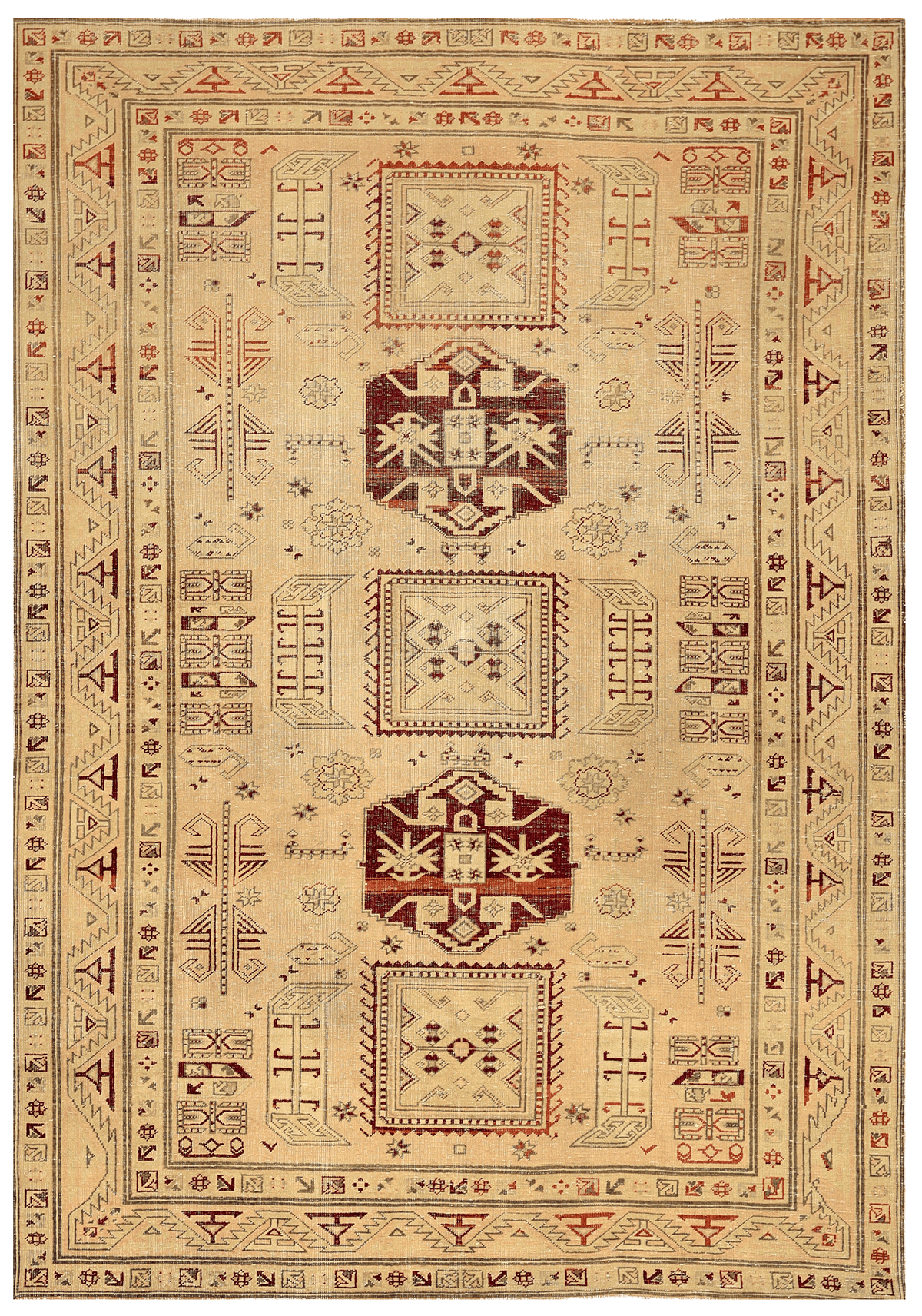 Thumbnail 3 for Antique Turkey Traditional Rug 92965