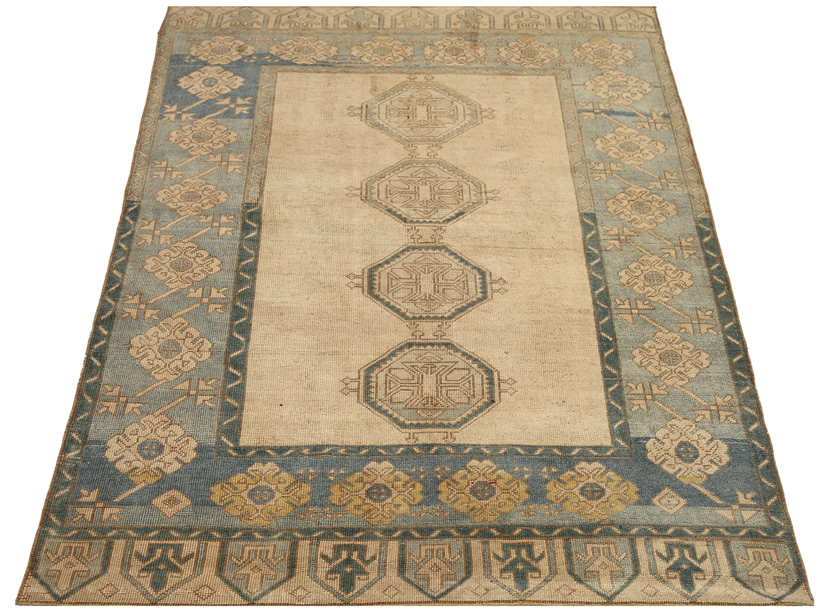 Thumbnail 2 for Antique Turkey Traditional Rug 92971