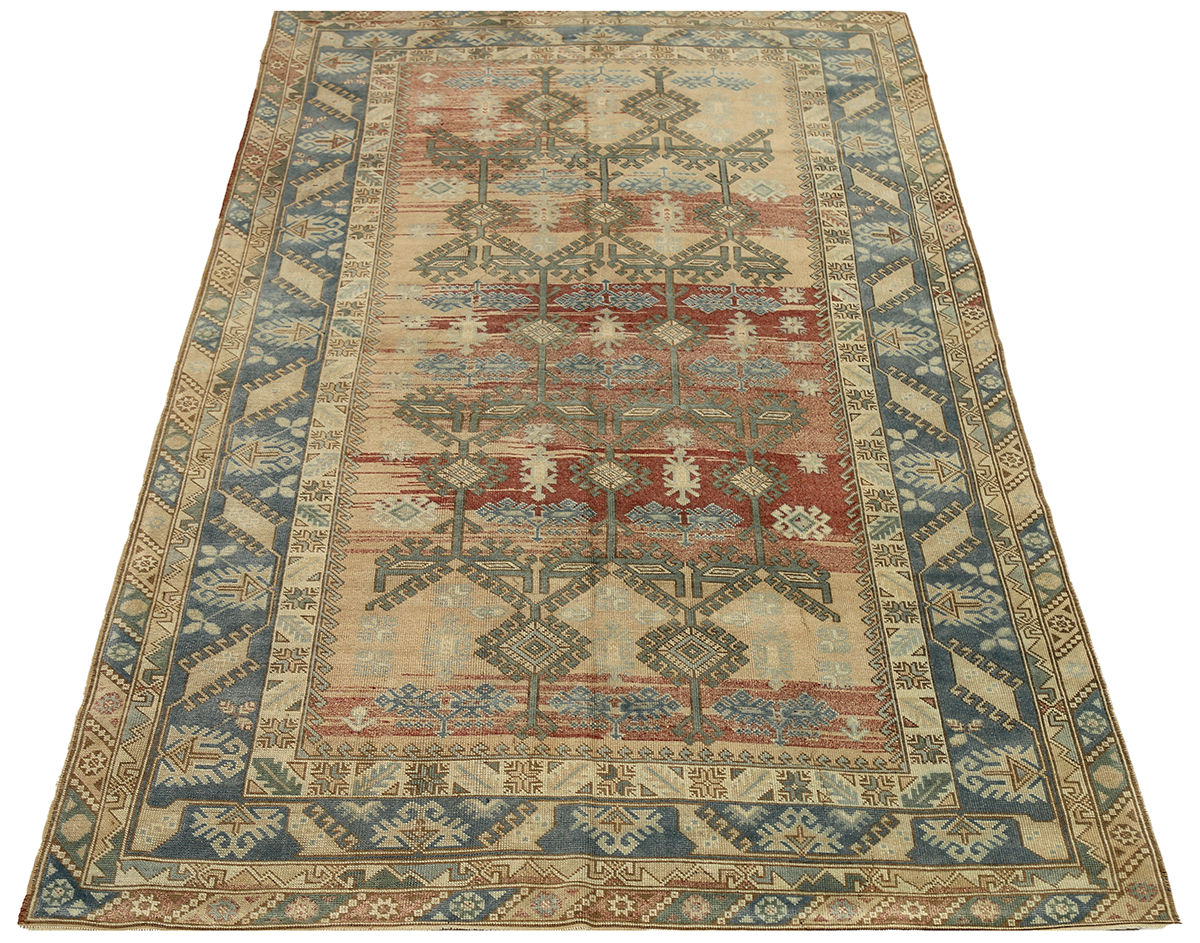 Thumbnail 2 for Antique Turkey Traditional Rug 92979
