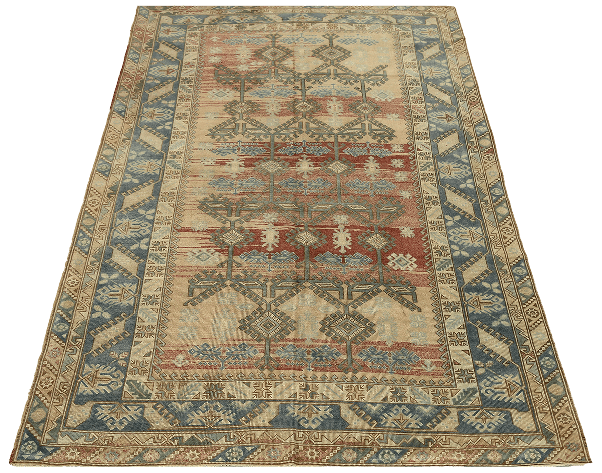 Thumbnail 8 for Antique Turkey Traditional Rug 92979