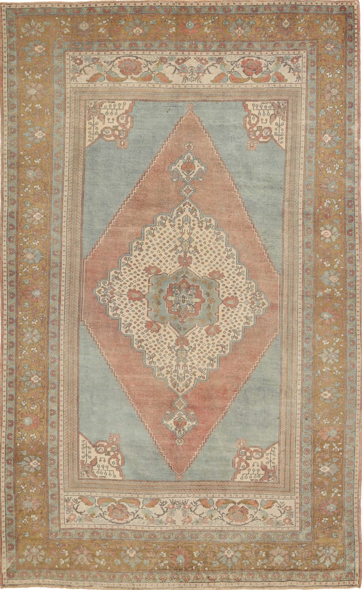 Thumbnail 7 for Antique Turkey Traditional Rug 92792