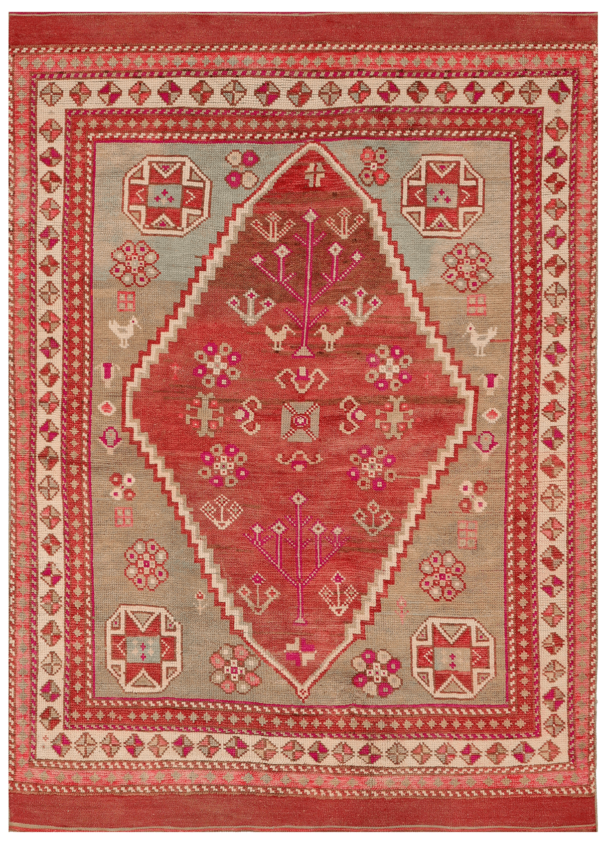 Thumbnail 5 for Antique Turkey Traditional Rug 92998