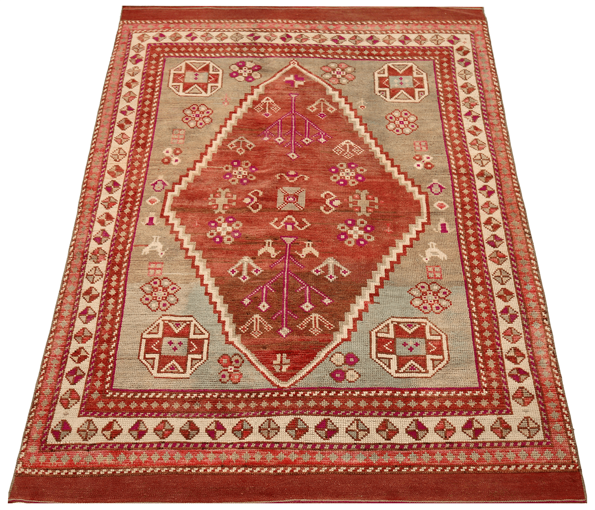 Thumbnail 11 for Antique Turkey Traditional Rug 92998