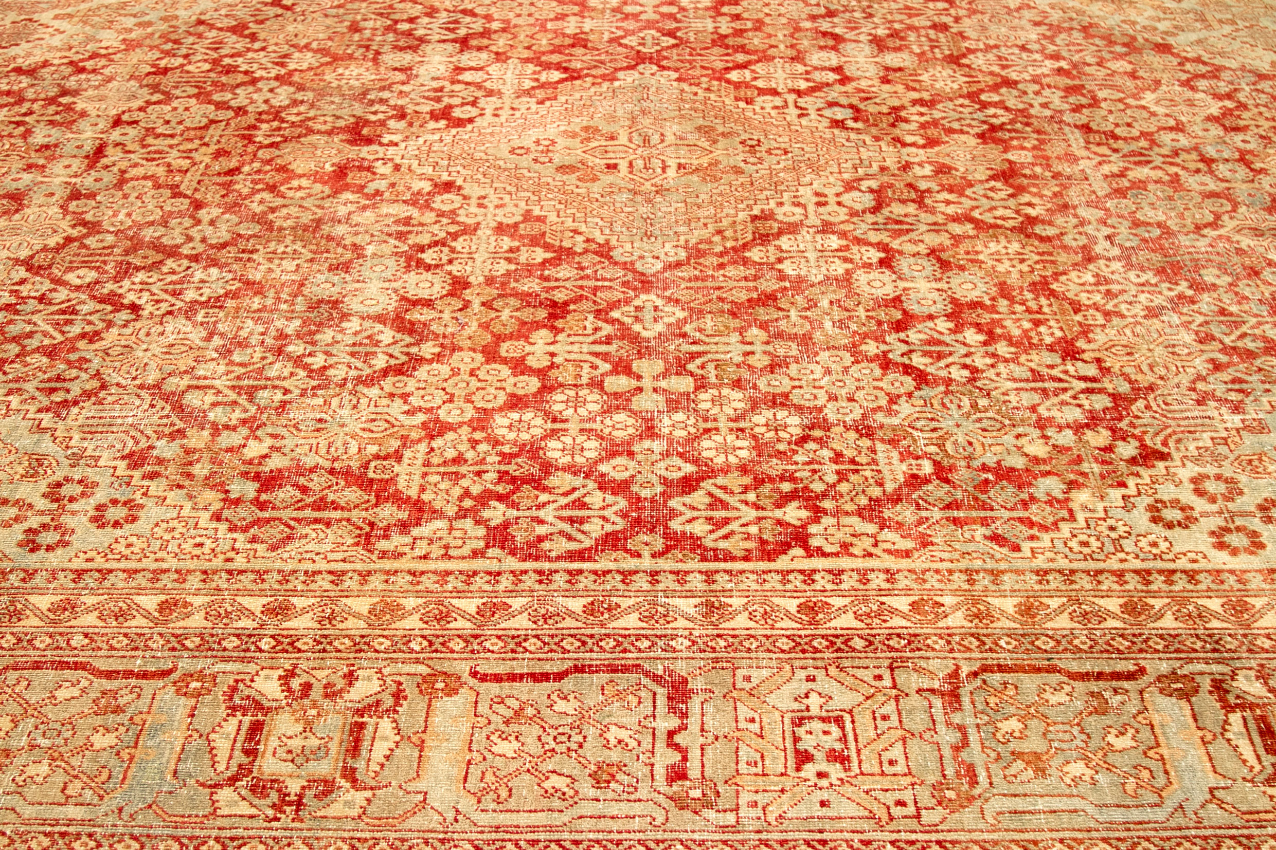Thumbnail 8 for Antique Persian Joshegan Transitional Rug 92712