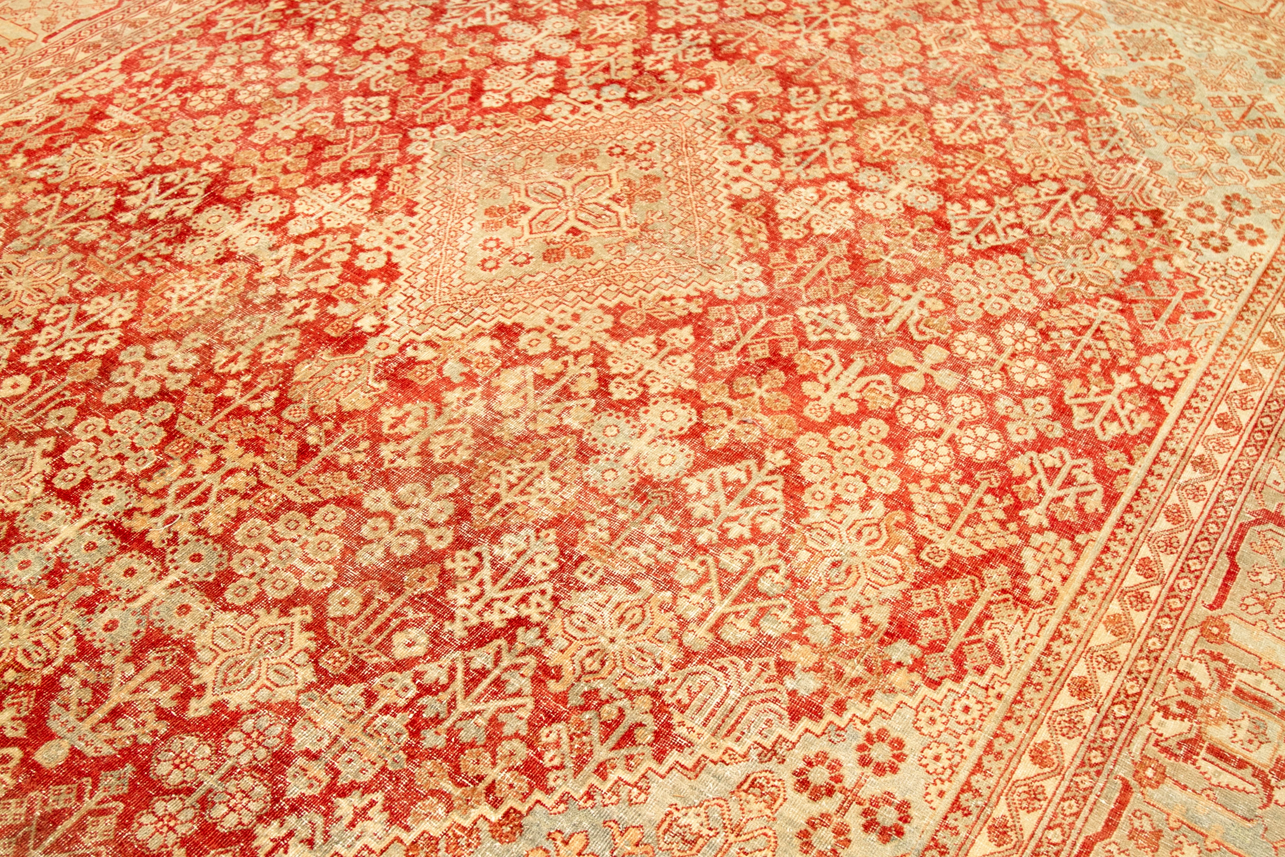 Thumbnail 5 for Antique Persian Joshegan Transitional Rug 92712