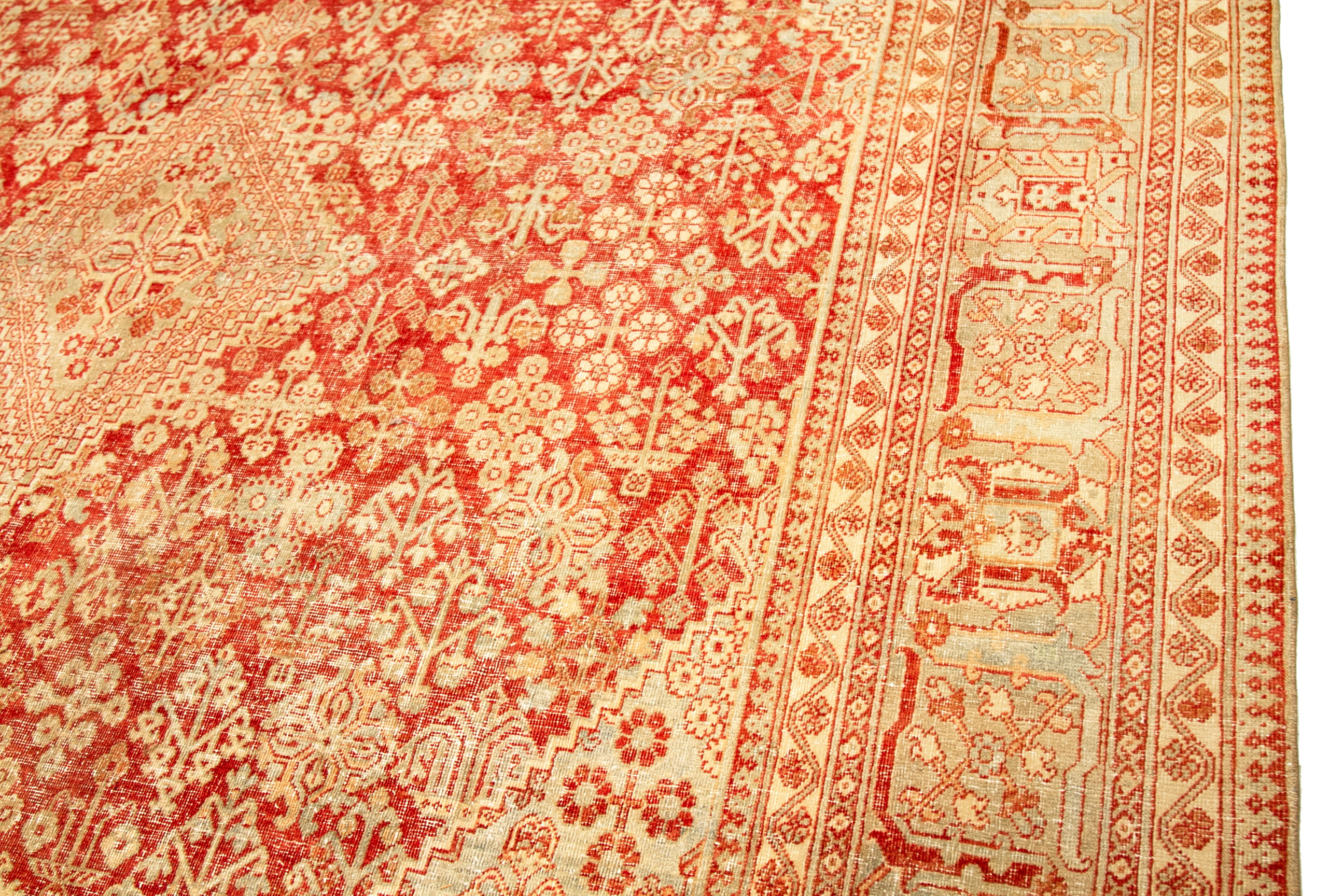 Thumbnail 7 for Antique Persian Joshegan Transitional Rug 92712