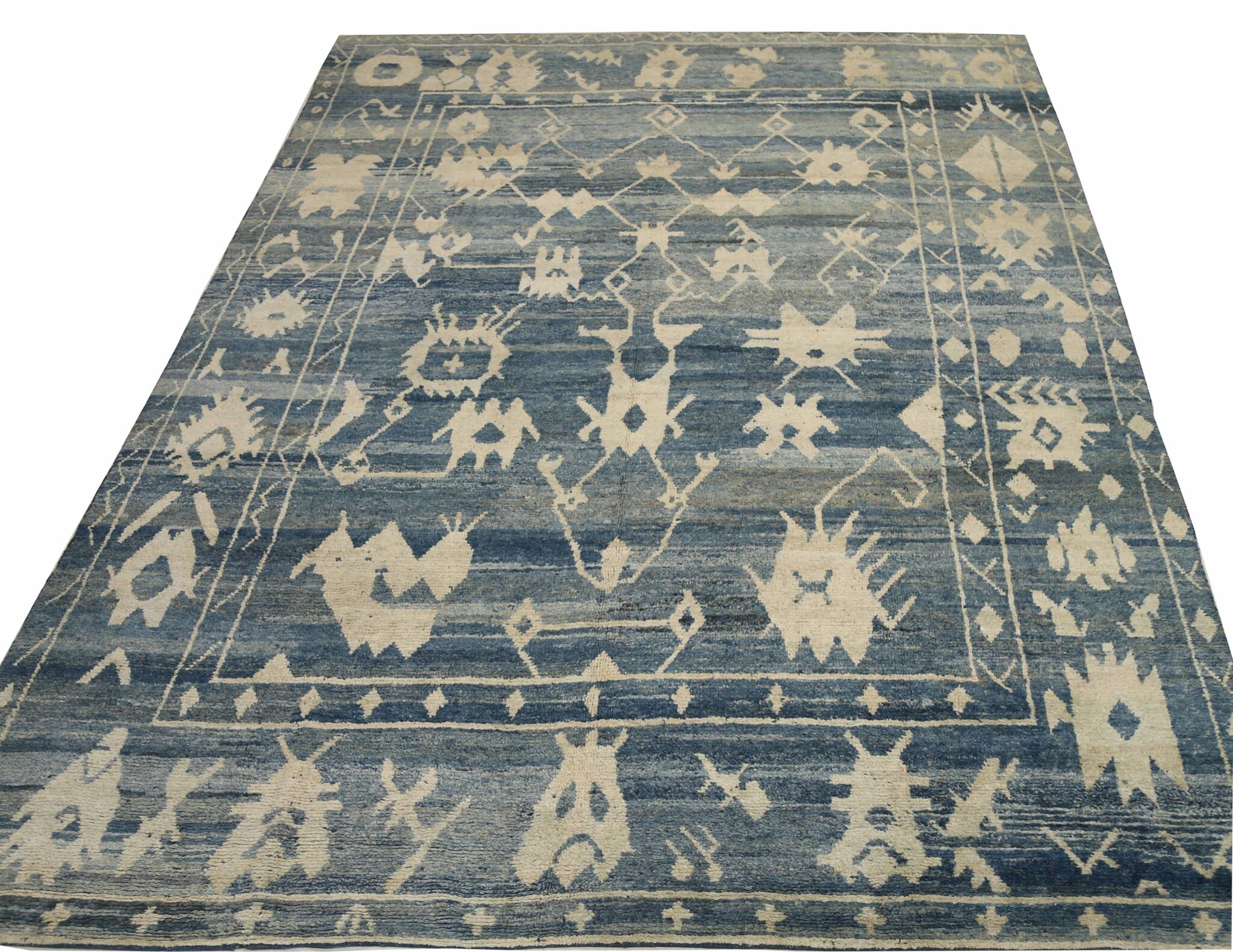 Thumbnail 14 for Turkey Oushak Tribal Rug 92868