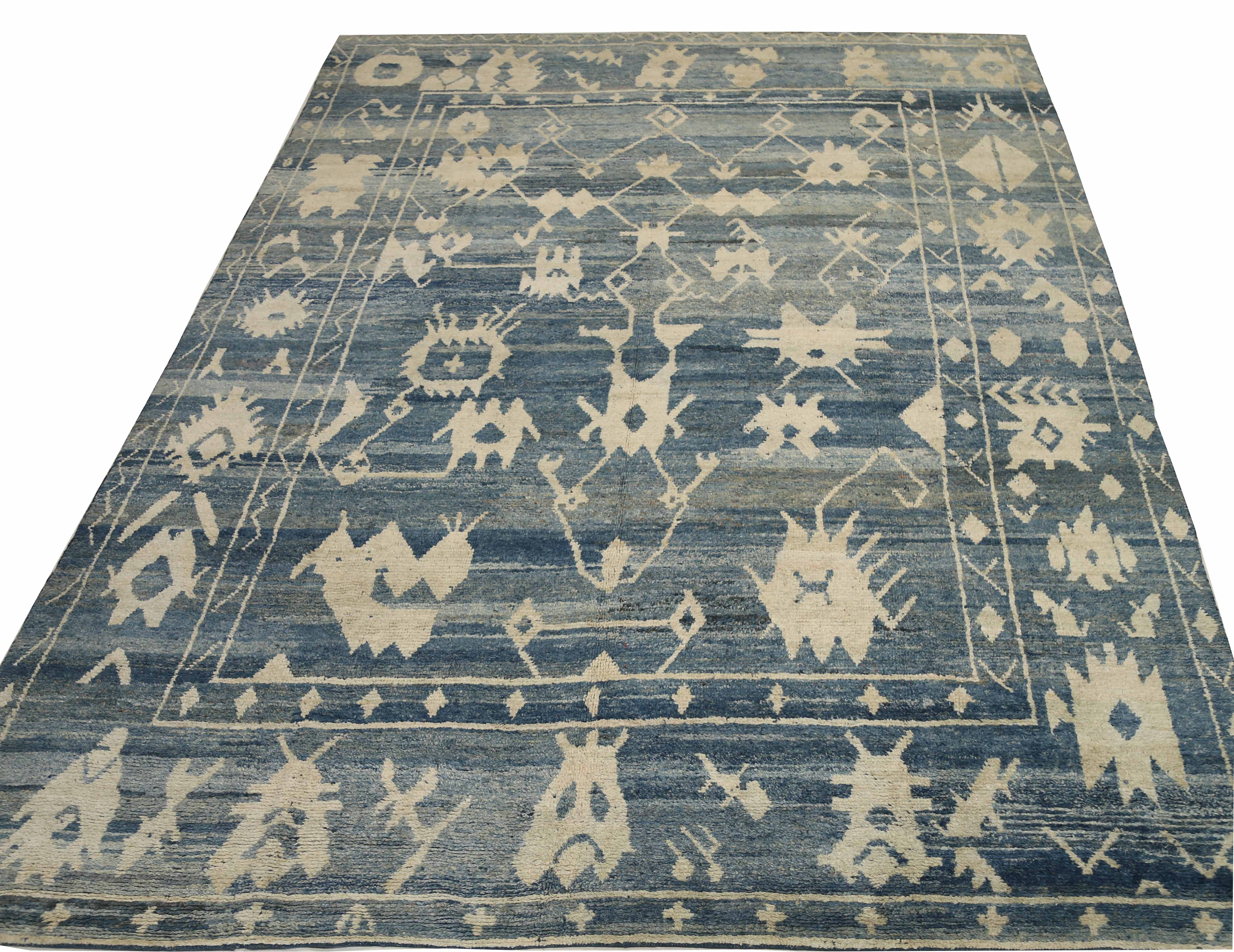 Thumbnail 4 for Turkey Oushak Tribal Rug 92868