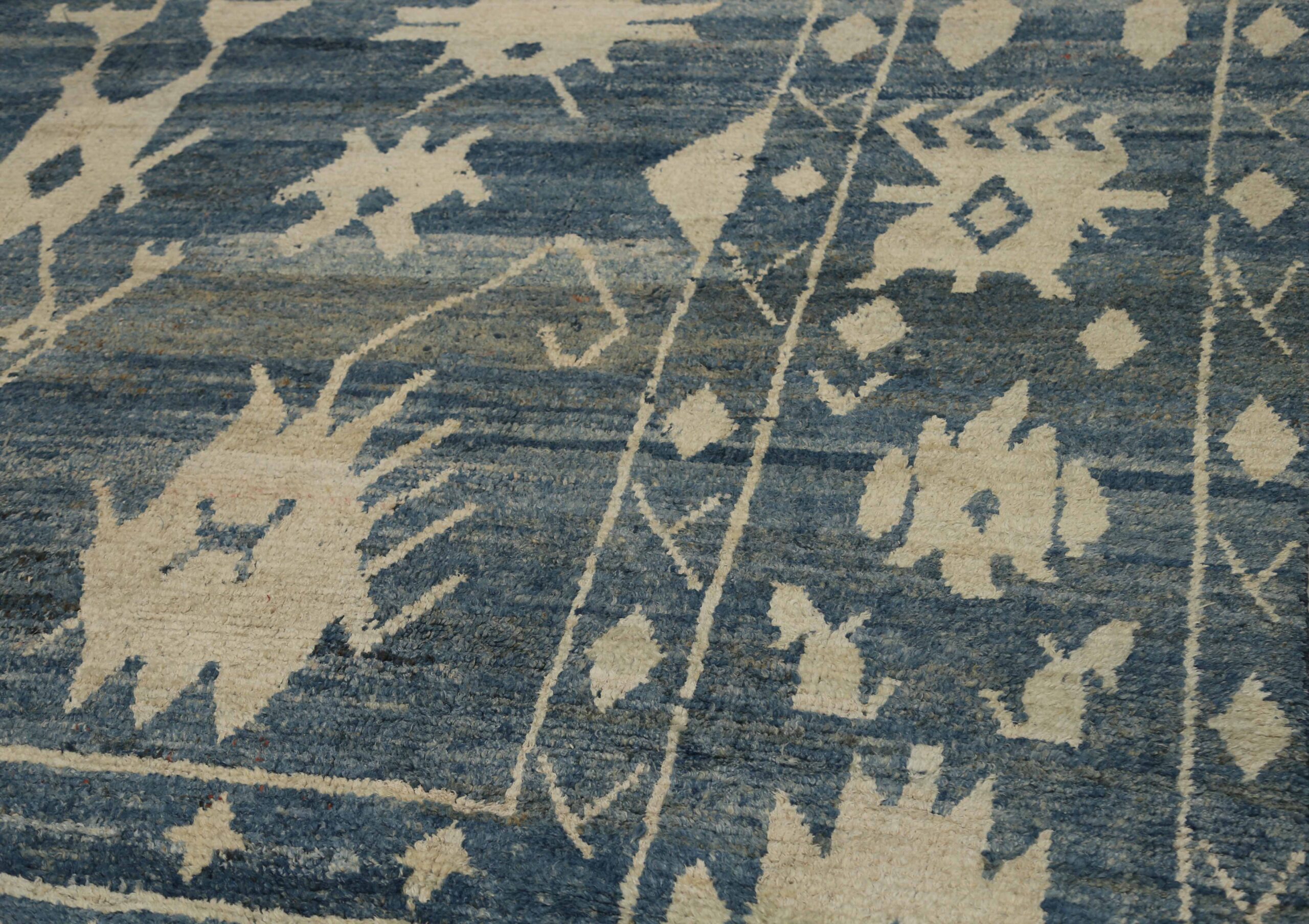 Thumbnail 11 for Turkey Oushak Tribal Rug 92868