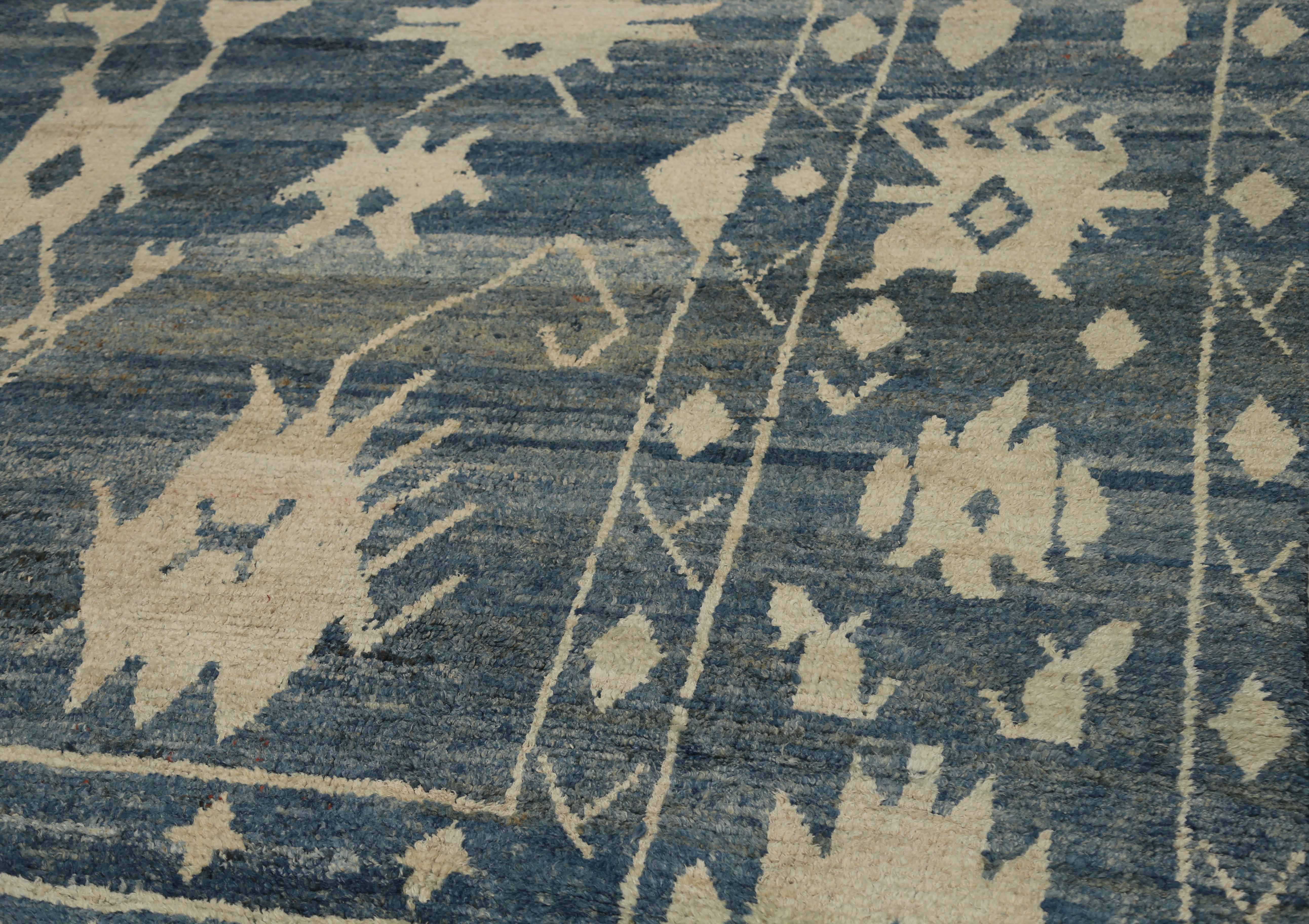 Thumbnail 6 for Turkey Oushak Tribal Rug 92868