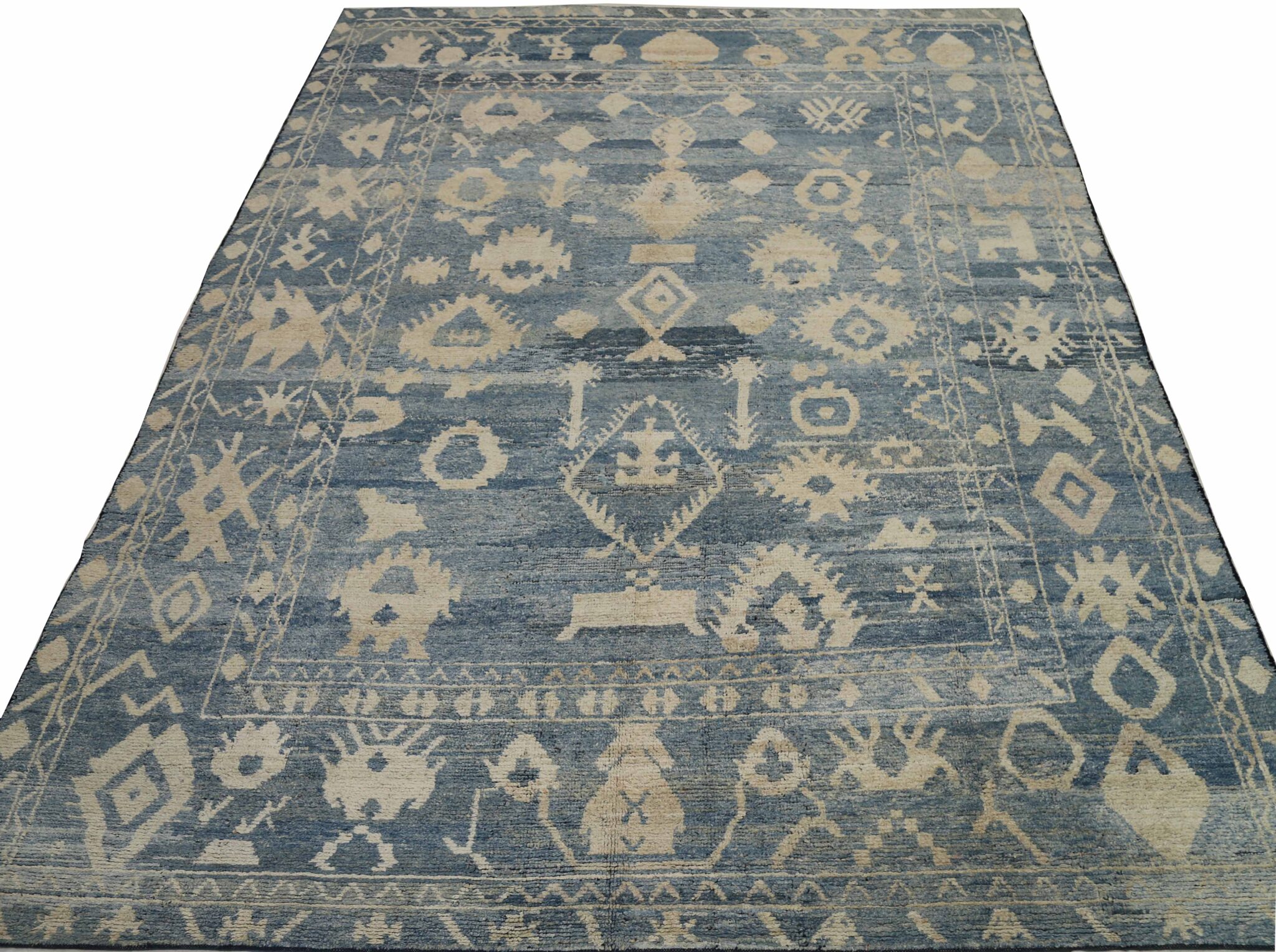 Thumbnail 15 for Turkey Oushak Tribal Rug 92870