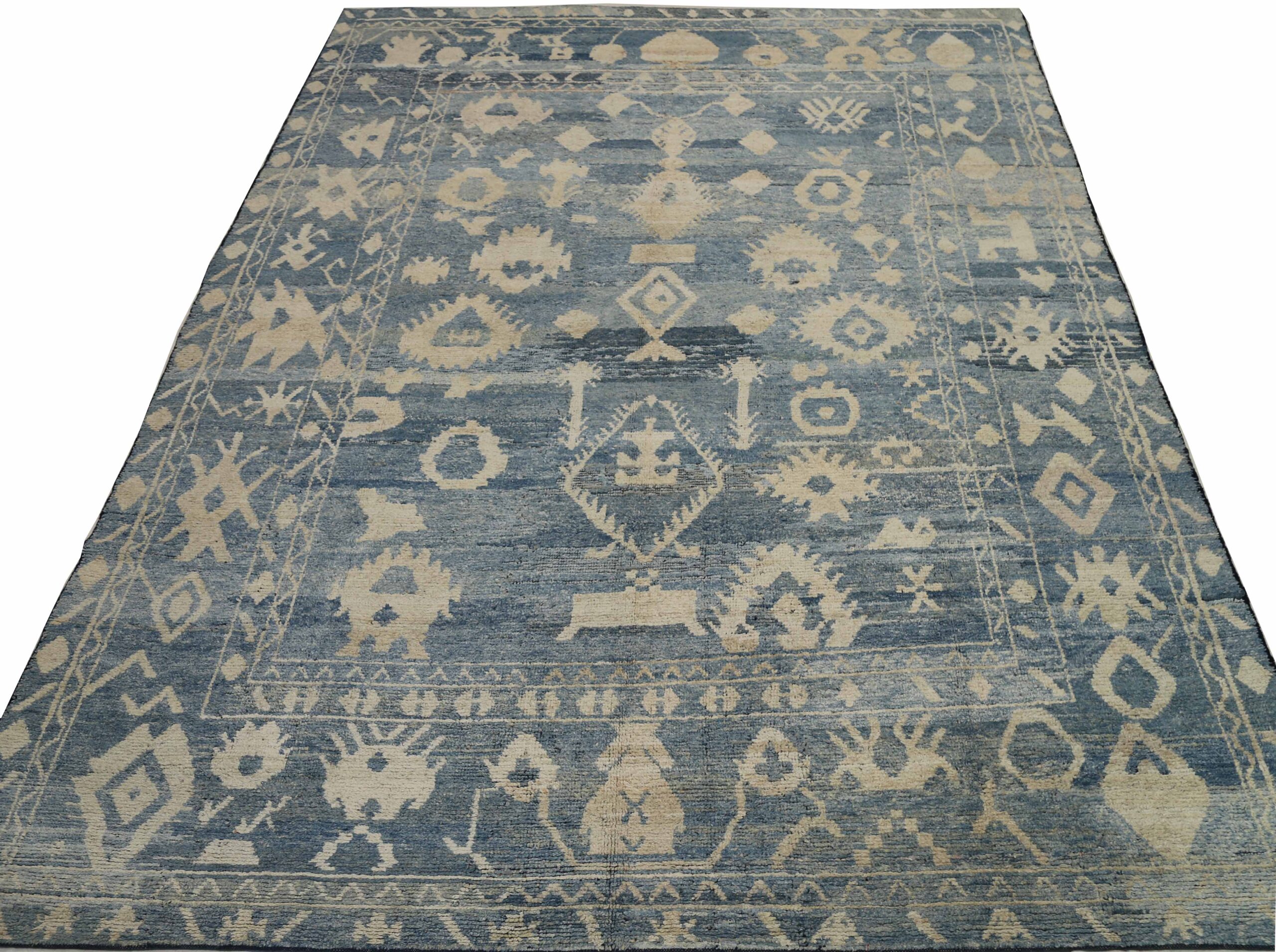 Thumbnail 9 for Turkey Oushak Tribal Rug 92870