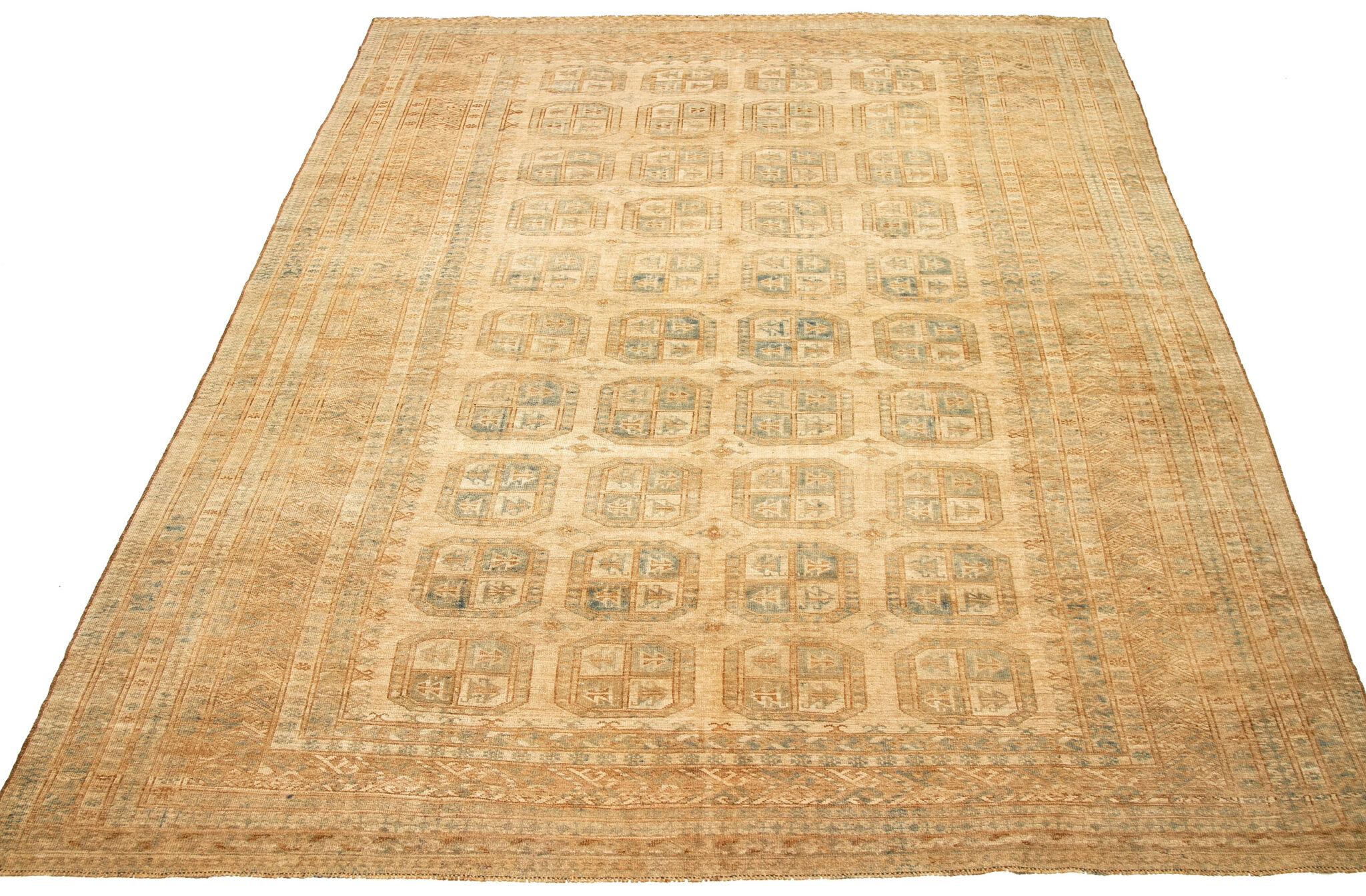 Thumbnail 15 for Antique Afghanistan Afghan Tribal Rug 92713