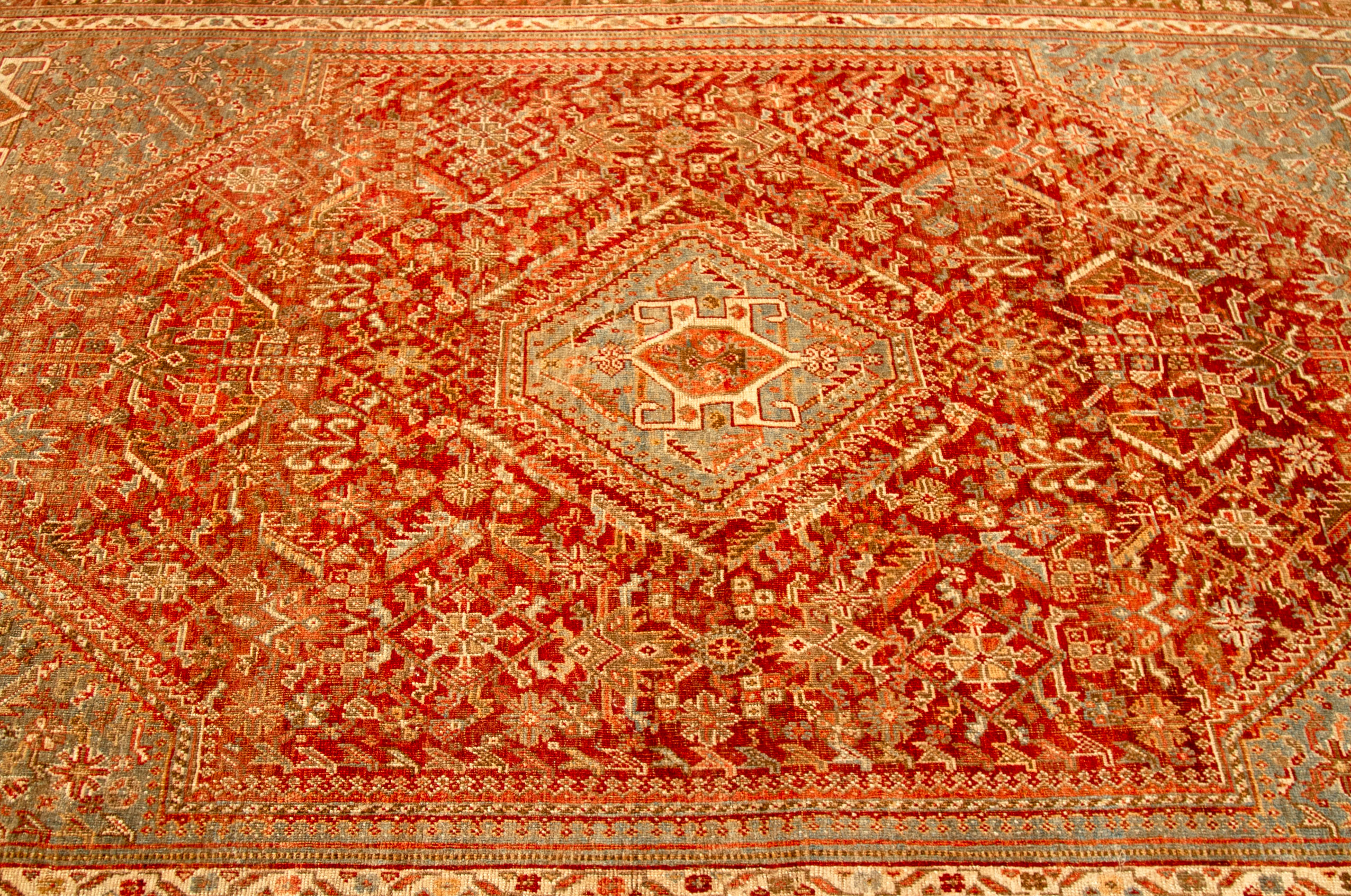 Thumbnail 4 for Antique Persian Shiraz Traditional Rug 92708