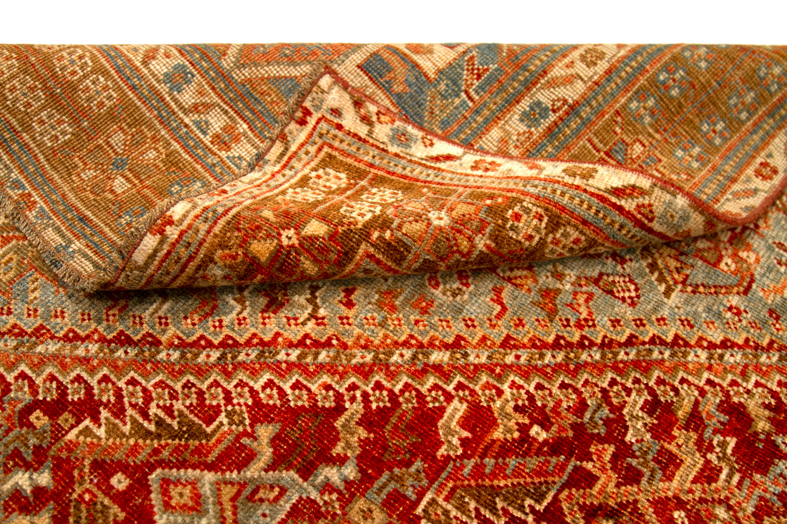 Thumbnail 8 for Antique Persian Shiraz Traditional Rug 92708