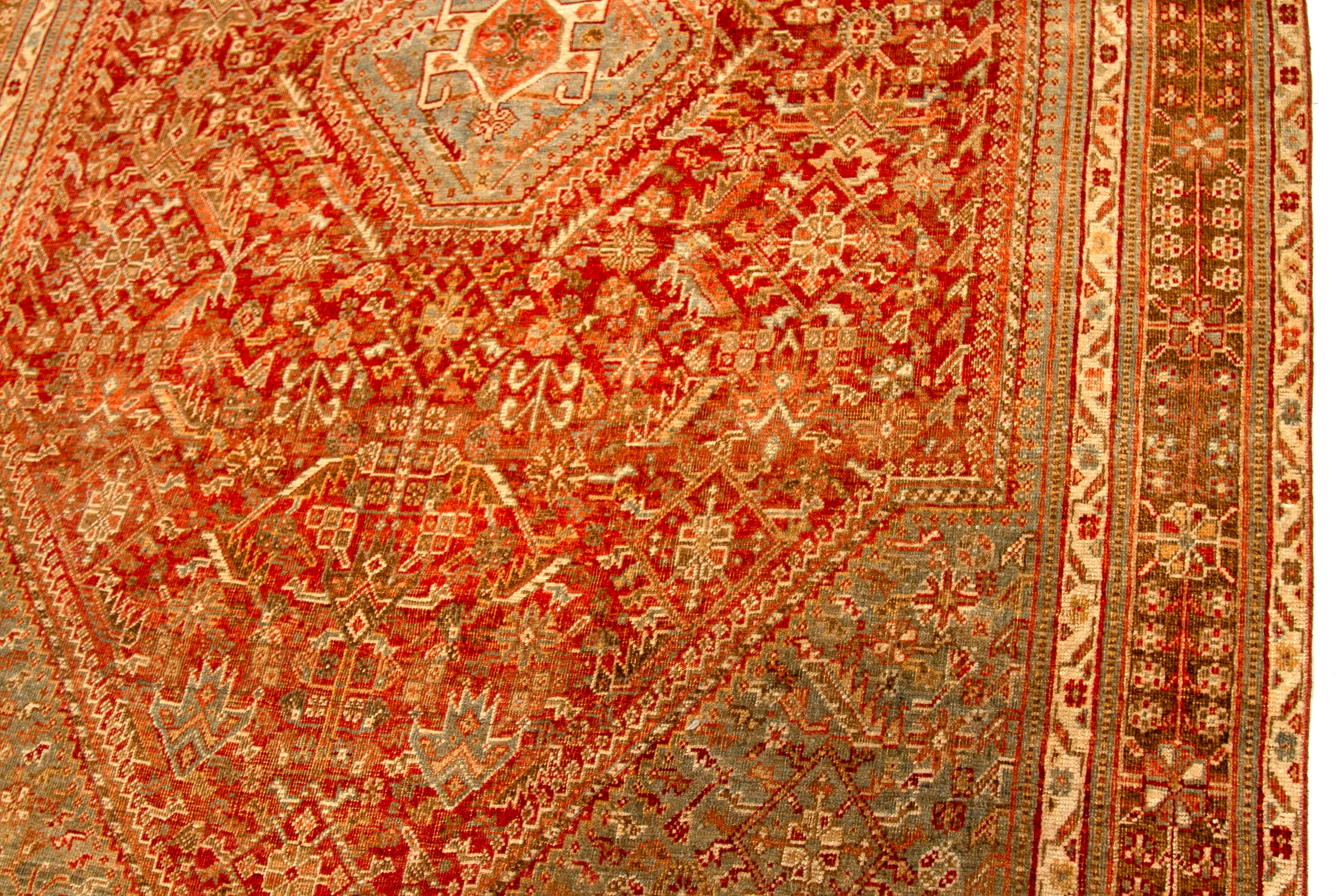 Thumbnail 3 for Antique Persian Shiraz Traditional Rug 92708