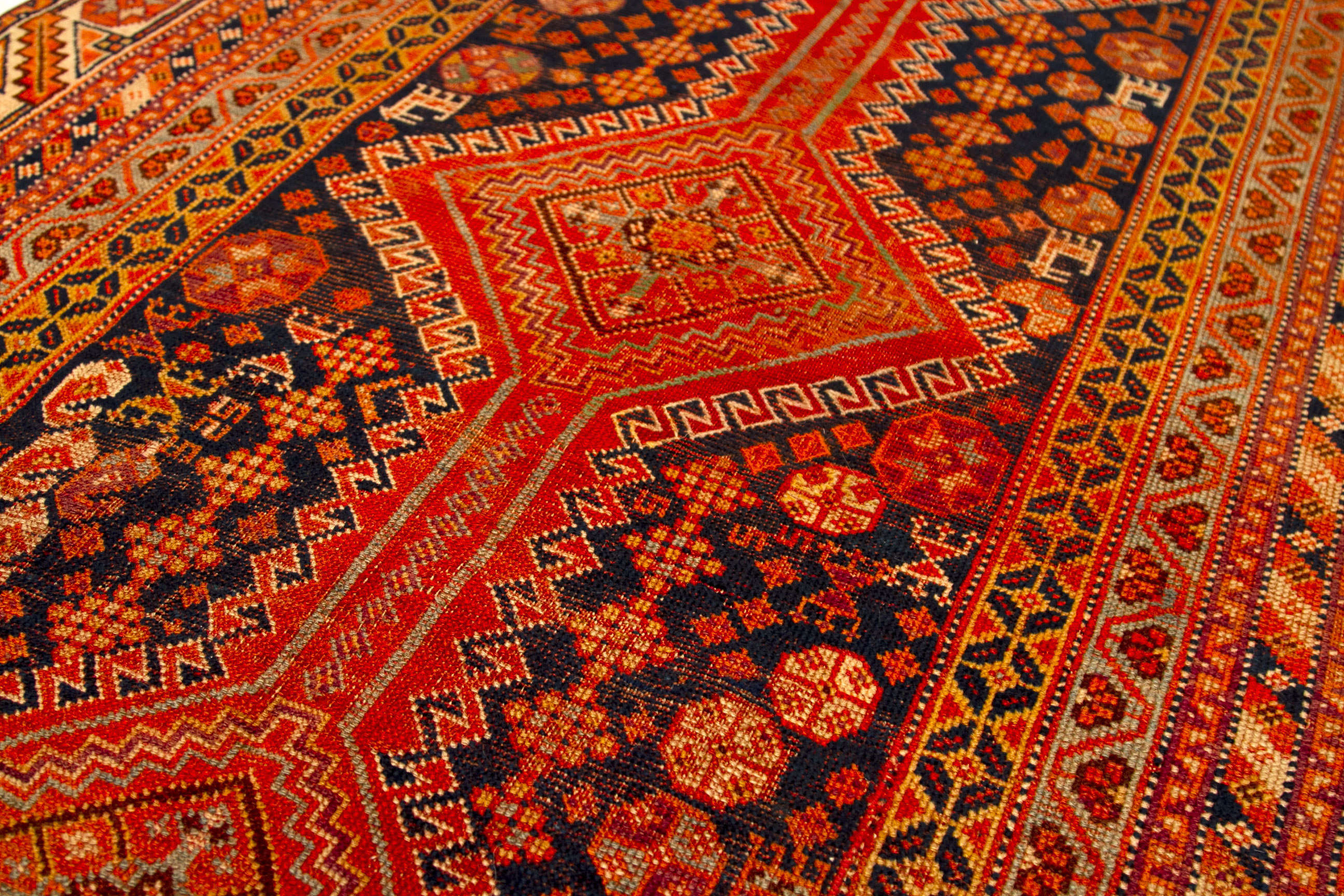Thumbnail 2 for Antique Persian Traditional Rug 92706