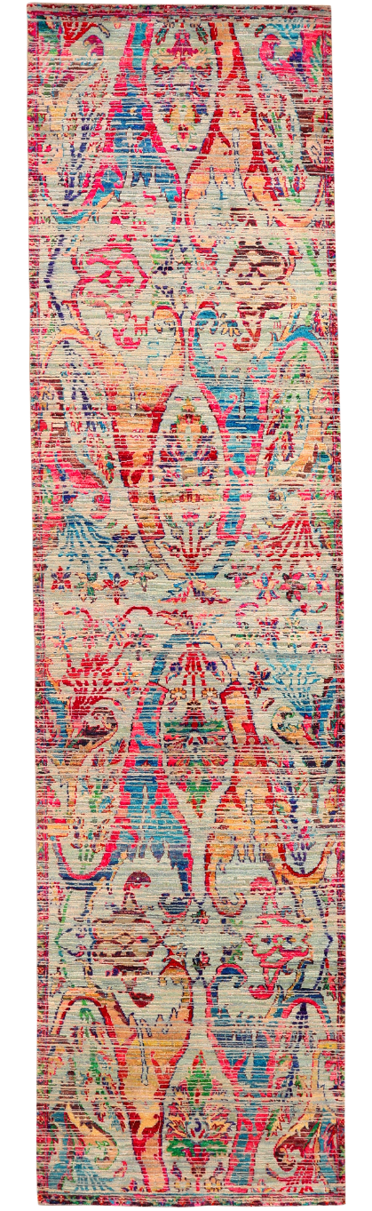 Thumbnail 8 for India Sari Silk Modern / Contemporary Rug 94210