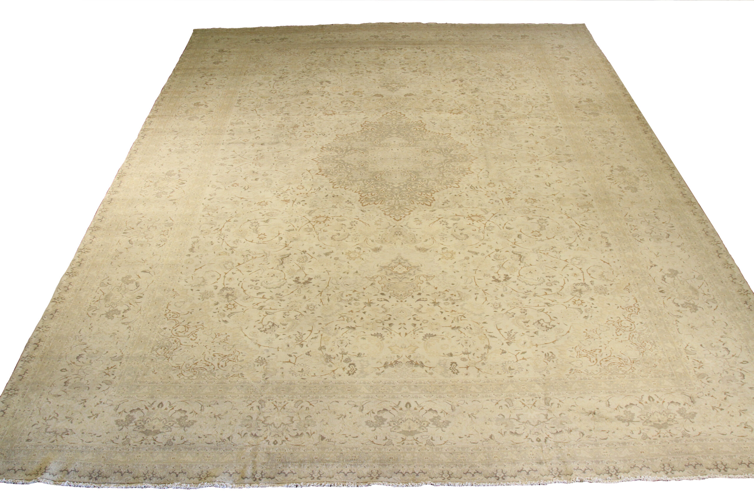 Thumbnail 4 for Antique Persian Tabriz Transitional Rug 10420