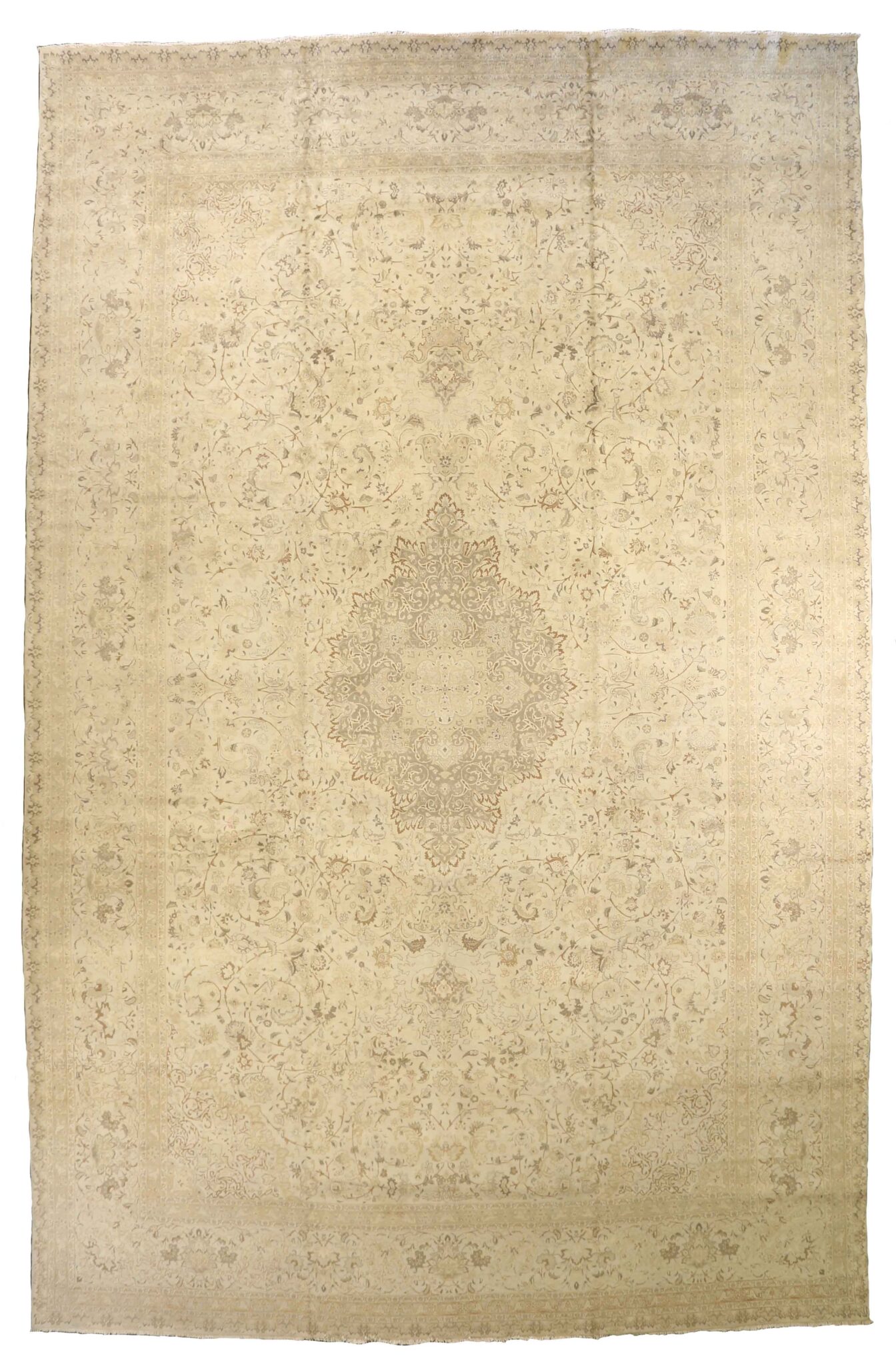 Thumbnail 9 for Antique Persian Tabriz Transitional Rug 10420